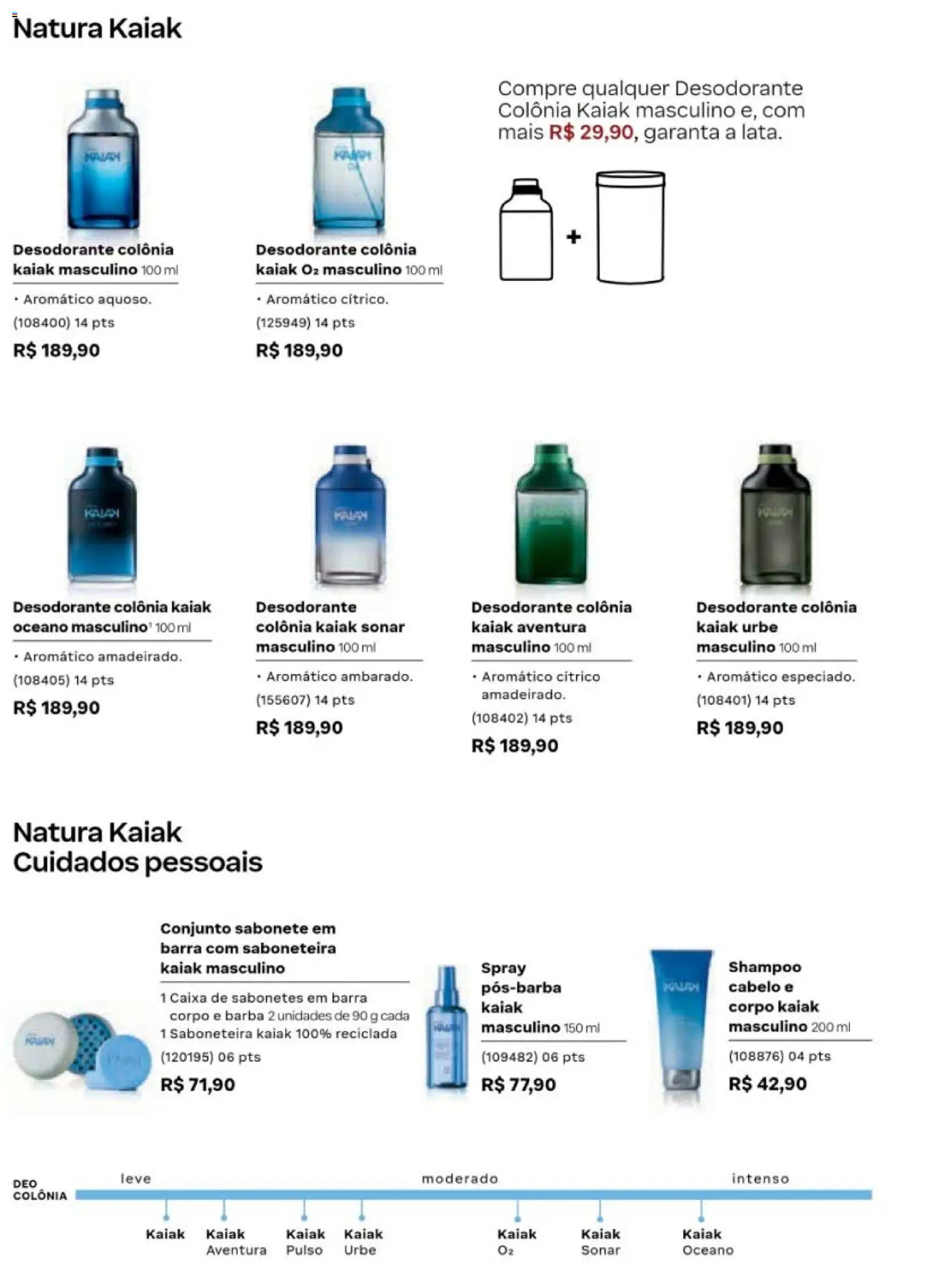 Natura Folheto - válido de 19/07/2026 | Página: 52 | Produtos: Shampoo, Desodorante, Sabonete, Saboneteira