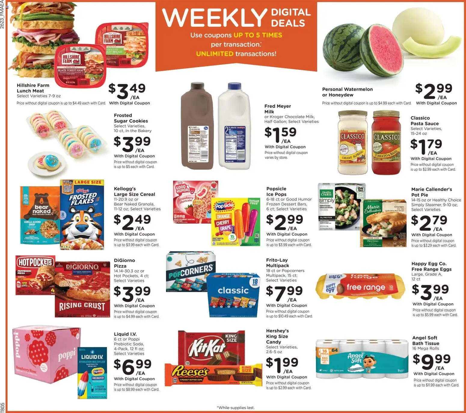 Fred Meyer Weekly Ad - valid from 07/08/2026 | Page: 4 | Products: Bath, Eggs, Ham, Sauce
