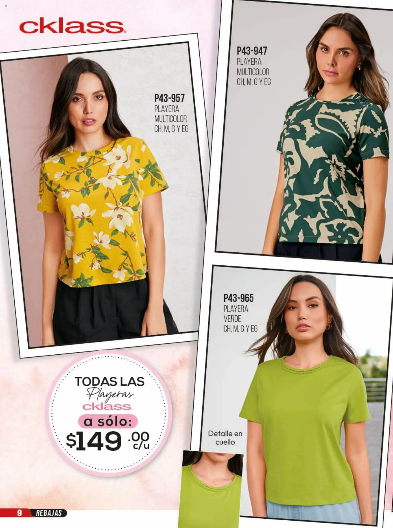 Nuevas ofertas de Cklass válidas en toda la República Mexicana desde el 23/06/2026. ¡Encuentra las mejores ofertas en Cklass catálogo Rebajas sobre rebajas calzado! | Página: 399 | Productos: Playera
