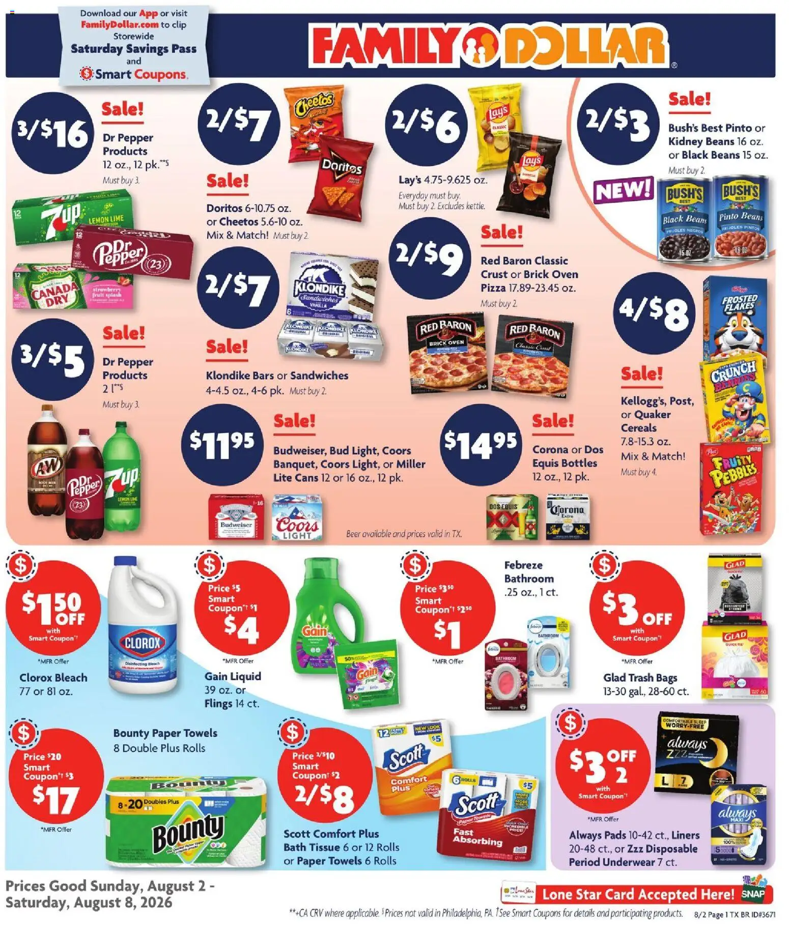 Family Dollar Weekly Ad - valid from 08/02/2026 | Page: 1