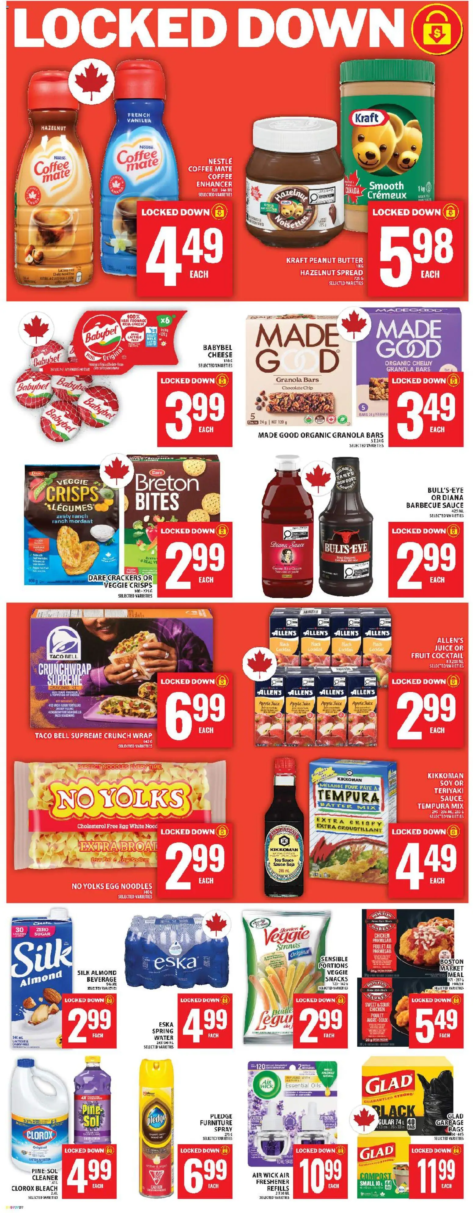 Food Basics flyer valid from 16.04.2026 | Page: 9 | Products: Rice, Butter, Cheese, Coffee