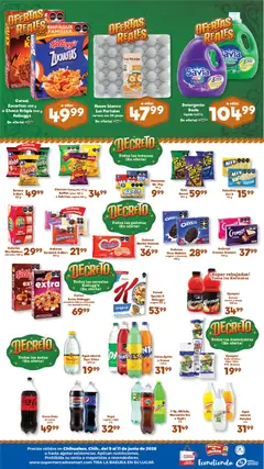 Vista previa de Coca-Cola sin azúcar 2.5 lt, Coca-Cola sin azúcar 2.5 lt, nuevo folleto de la tienda, válido en México a partir del 09.06.2026 | Página: 2 | Productos: Almendras, Detergente, Lima, Huevos