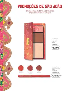 Avon folheto - Campanha 11 - Pré-Visualização do folheto da loja Avon, válido de 29/06/2026 | Página: 204 | Produtos: Delineador, Batom, Vinho