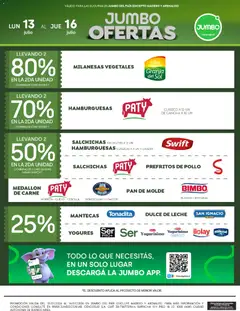 Vista previa Jumbo ofertas válido desde el 13/07/2026 | Página: 2 | Productos: Teléfono, Pollo, Cebolla, Leche