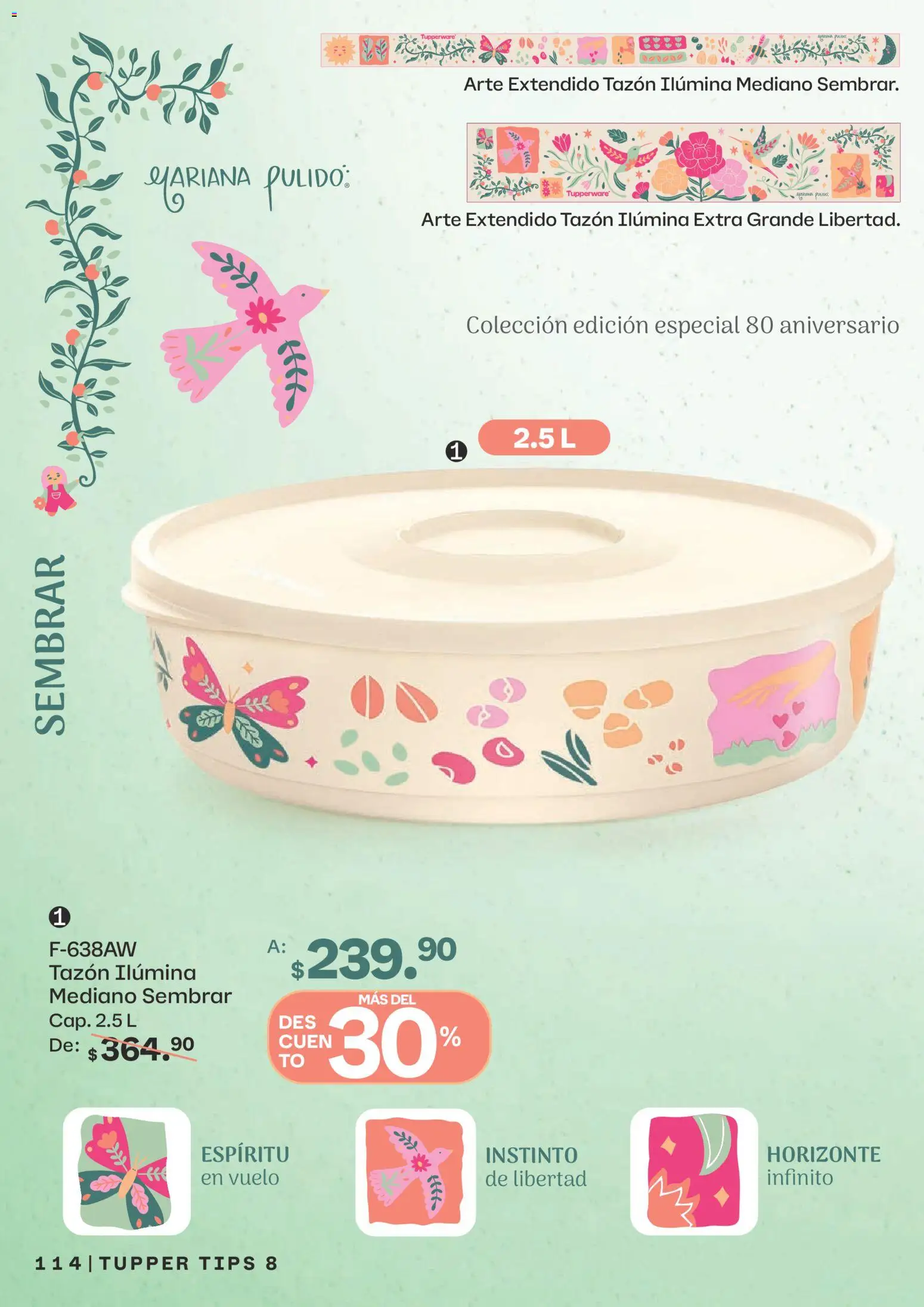Nuevas ofertas de Tupperware válidas en toda la República Mexicana desde el 13/07/2026. ¡Encuentra las mejores ofertas en Tupperware catálogo! | Página: 114 | Productos: Tupper