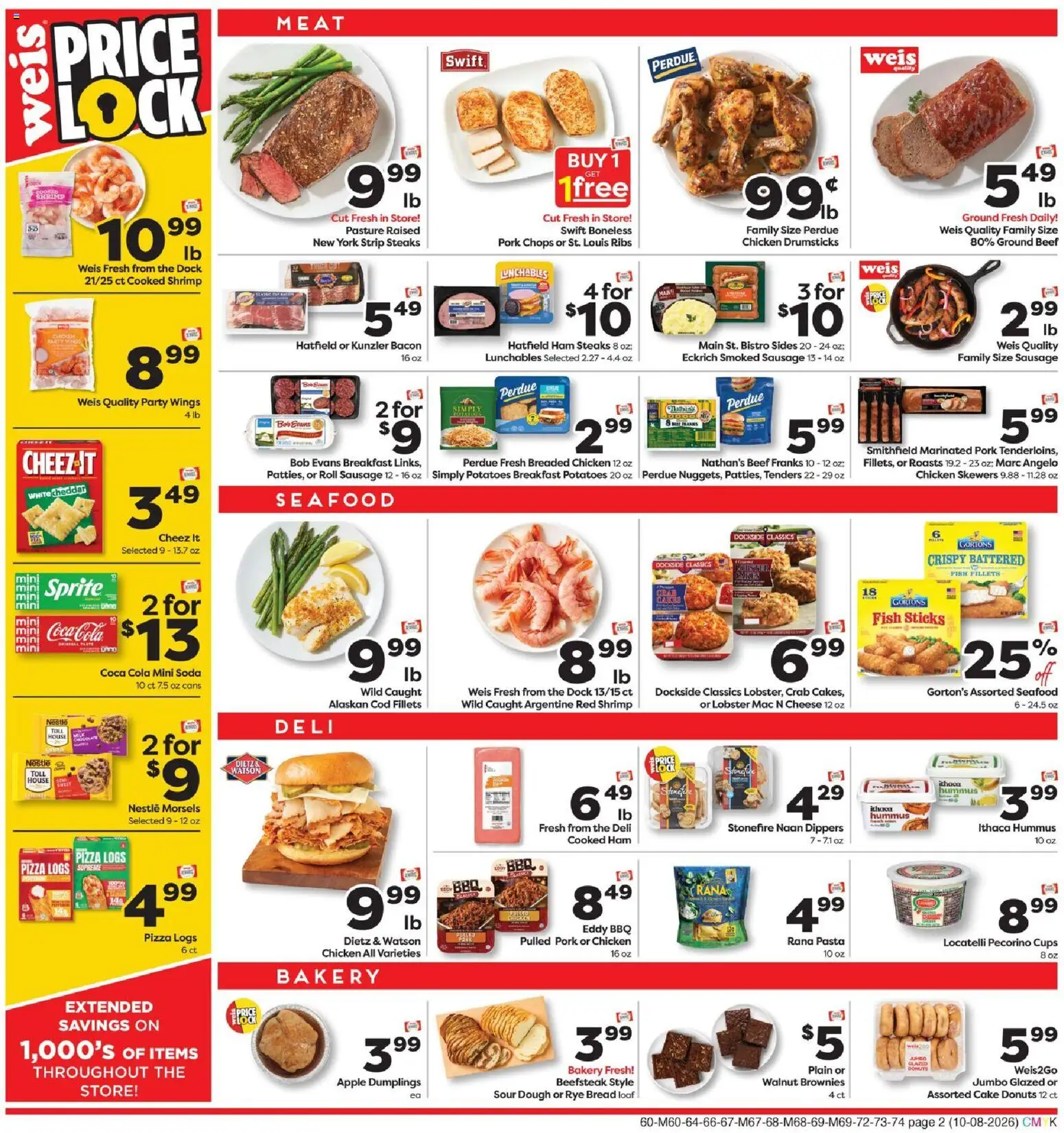 Weis Weekly Ad - valid from 10/08/2026 | Page: 2