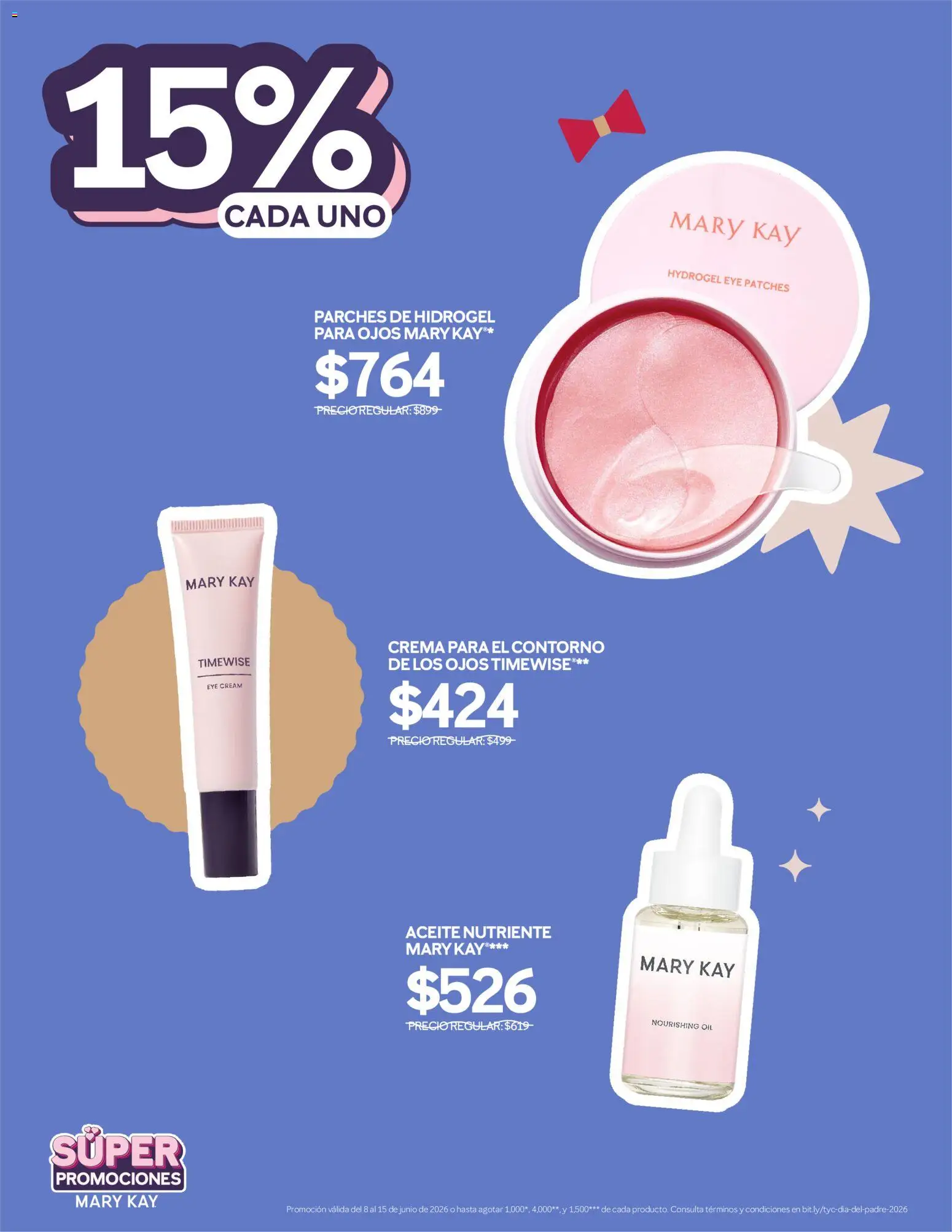 Nuevas ofertas de Mary Kay válidas en toda la República Mexicana desde el 08.06.2026. ¡Encuentra las mejores ofertas en Catálogo Mary Kay Super promociones! | Página: 3 | Productos: Crema, Contorno, Aceite