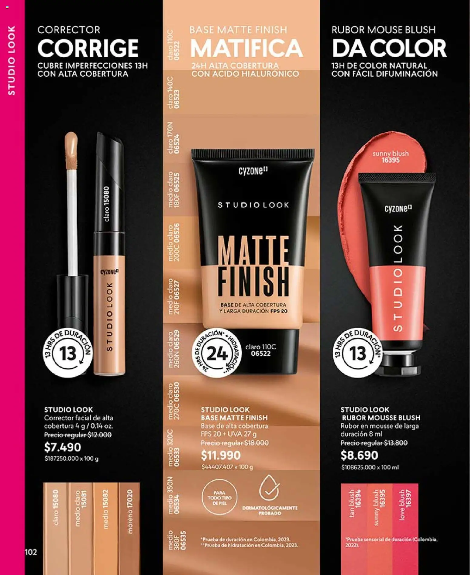 Catálogo CyZone Campaña 7 │ válido desde el 18.04.2026 | Página: 114 | Productos: Uva, Mouse, Base, Rubor