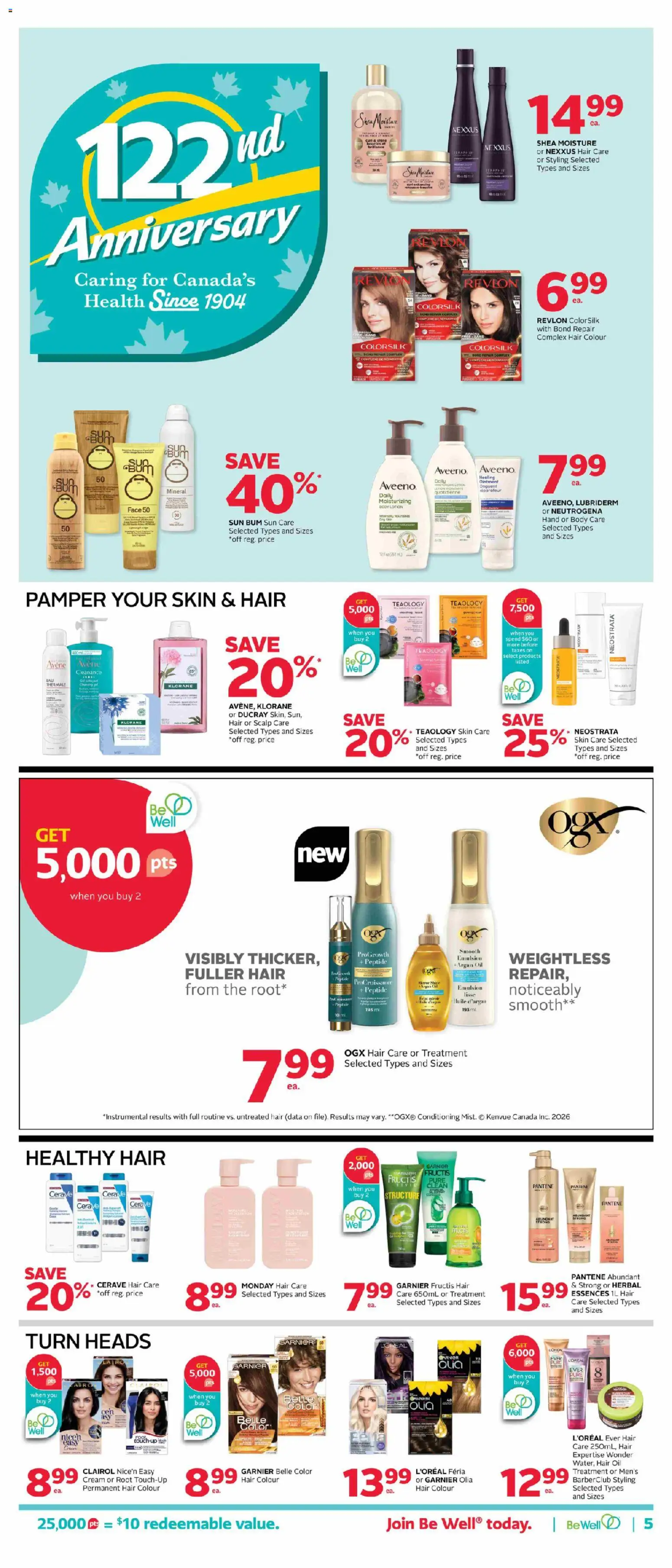 Rexall flyer valid from Sep 11, 2026 | Page: 14 | Products: Cream, Hair oil, Oil