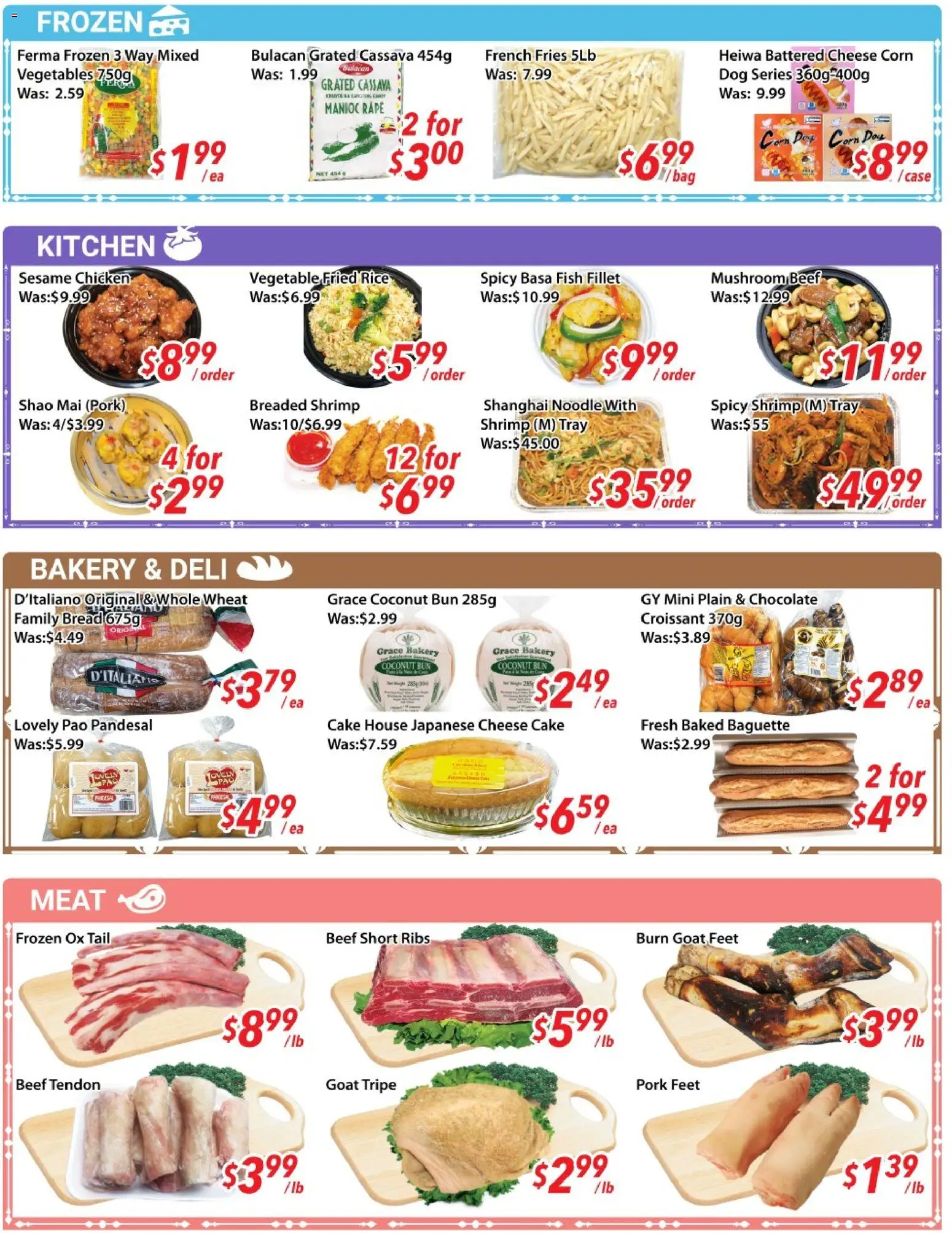 Ample Food Market flyer valid from Oct 2, 2026 | Page: 4 | Products: Fish, Case, Shrimp, Chocolate
