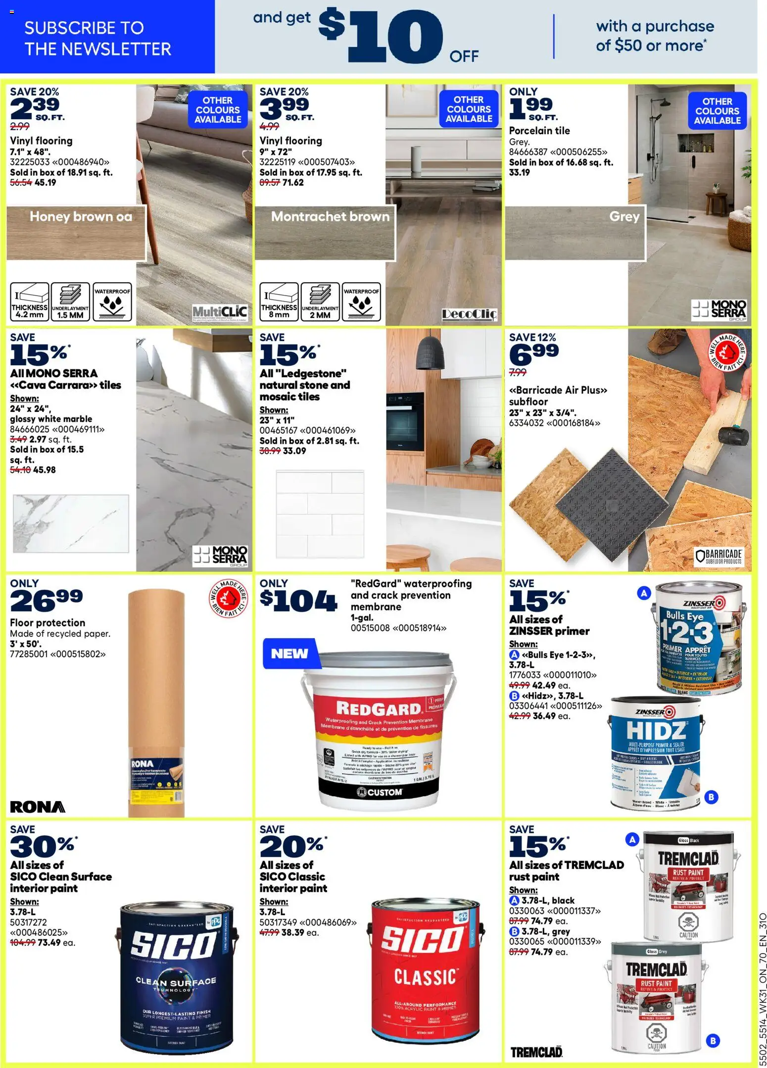 Rona flyer valid from Aug 27, 2026 | Page: 16