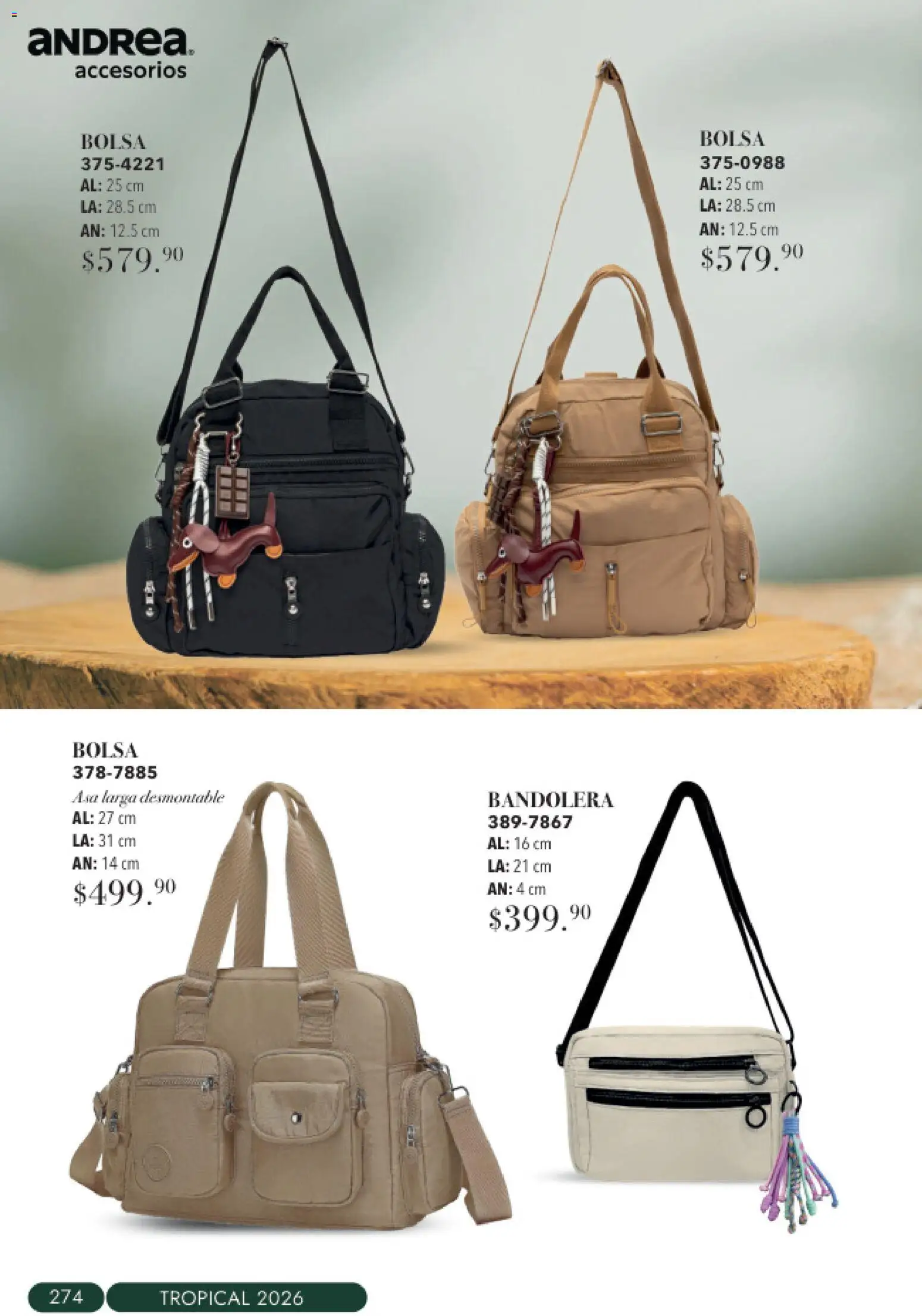 Nuevas ofertas de Andrea válidas en toda la República Mexicana desde el 23/08/2026. ¡Encuentra las mejores ofertas en Andrea catálogo Tropical! | Página: 274