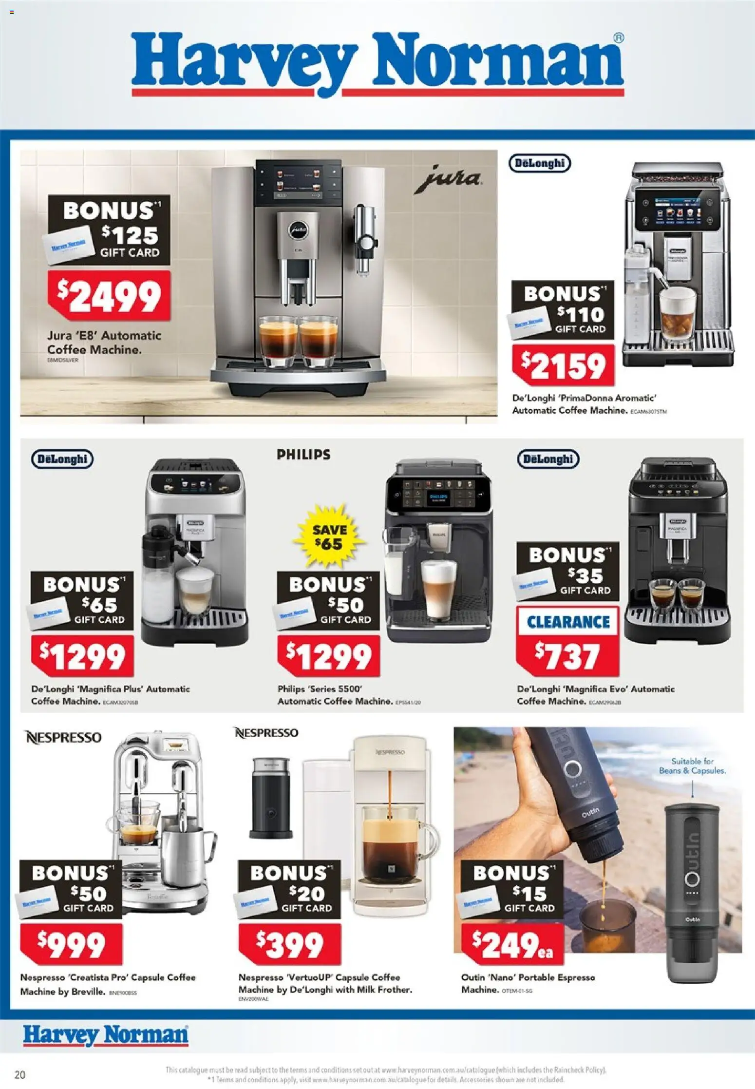 Harvey Norman catalogue - valid from 06/08/2026 | Page: 20 | Products: Coffee, Accessories, Portable, Espresso machine