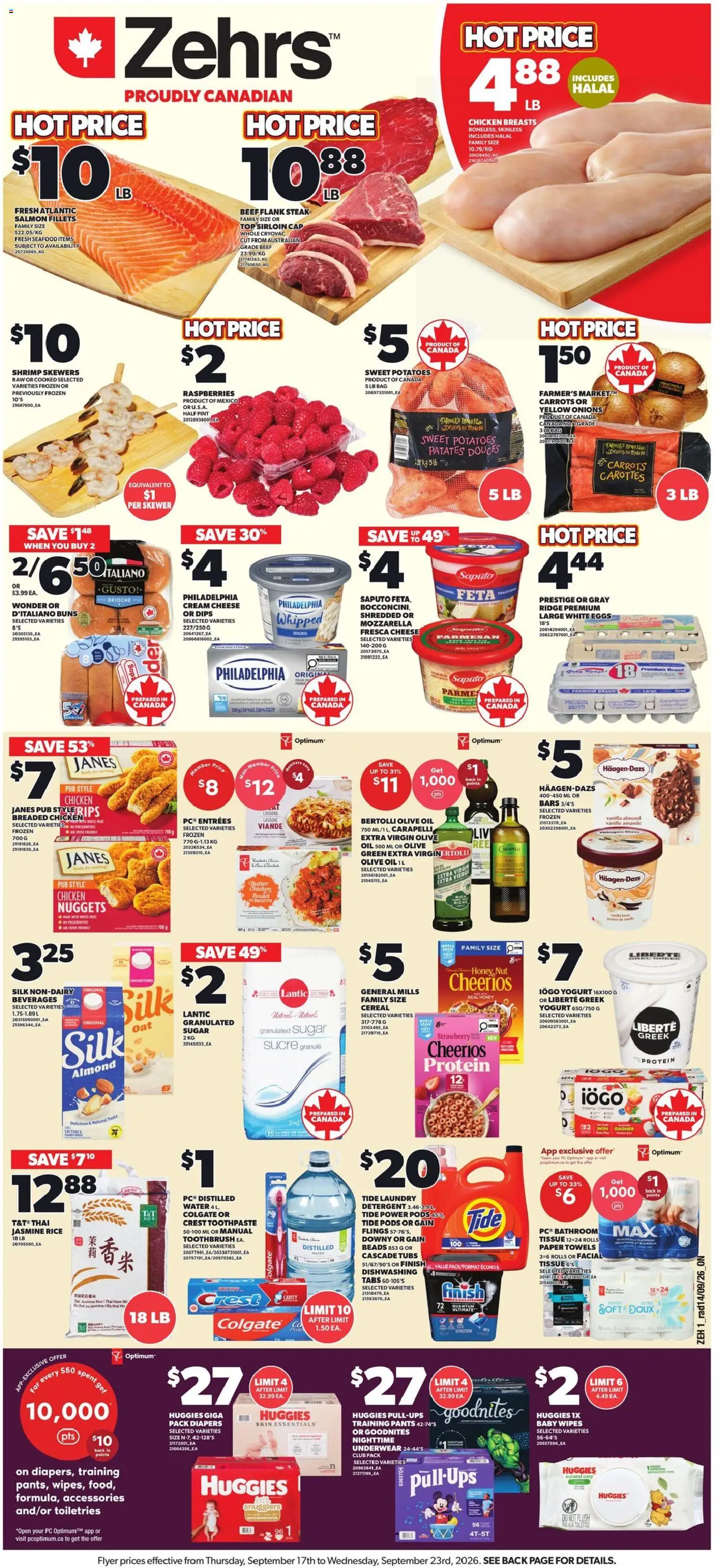 Zehrs flyer valid from Sep 17, 2026 | Page: 1
