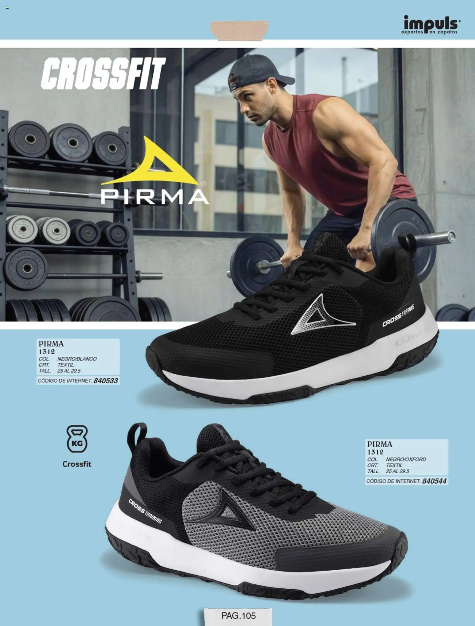 Nuevas ofertas de Impuls válidas en toda la República Mexicana desde el 01/07/2026. ¡Encuentra las mejores ofertas en Impuls catálogo Caballero! | Página: 107 | Productos: Zapatos