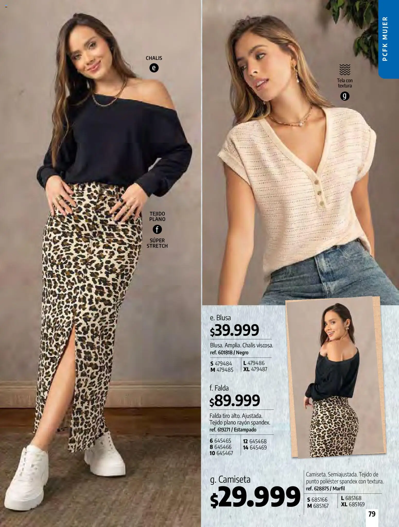 Pacifika revista - valida desde el 01.03.2026 | Página: 81 | Productos: Falda, Camiseta, Blusa