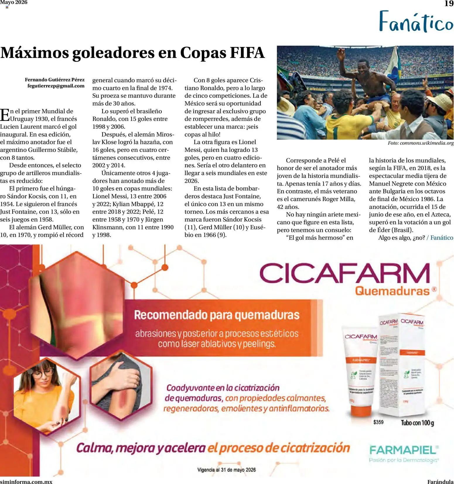 Nuevas ofertas de Farmacias Similares válidas en toda la República Mexicana desde el 01.05.2026. ¡Encuentra las mejores ofertas en Farmacias Similares catálogo! | Página: 19 | Productos: Tijera