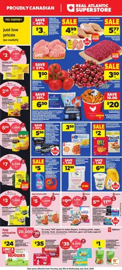 Preview of Atlantic Superstore weekly flyer / circulaire from shop Atlantic Superstore valid from Jul 16, 2026