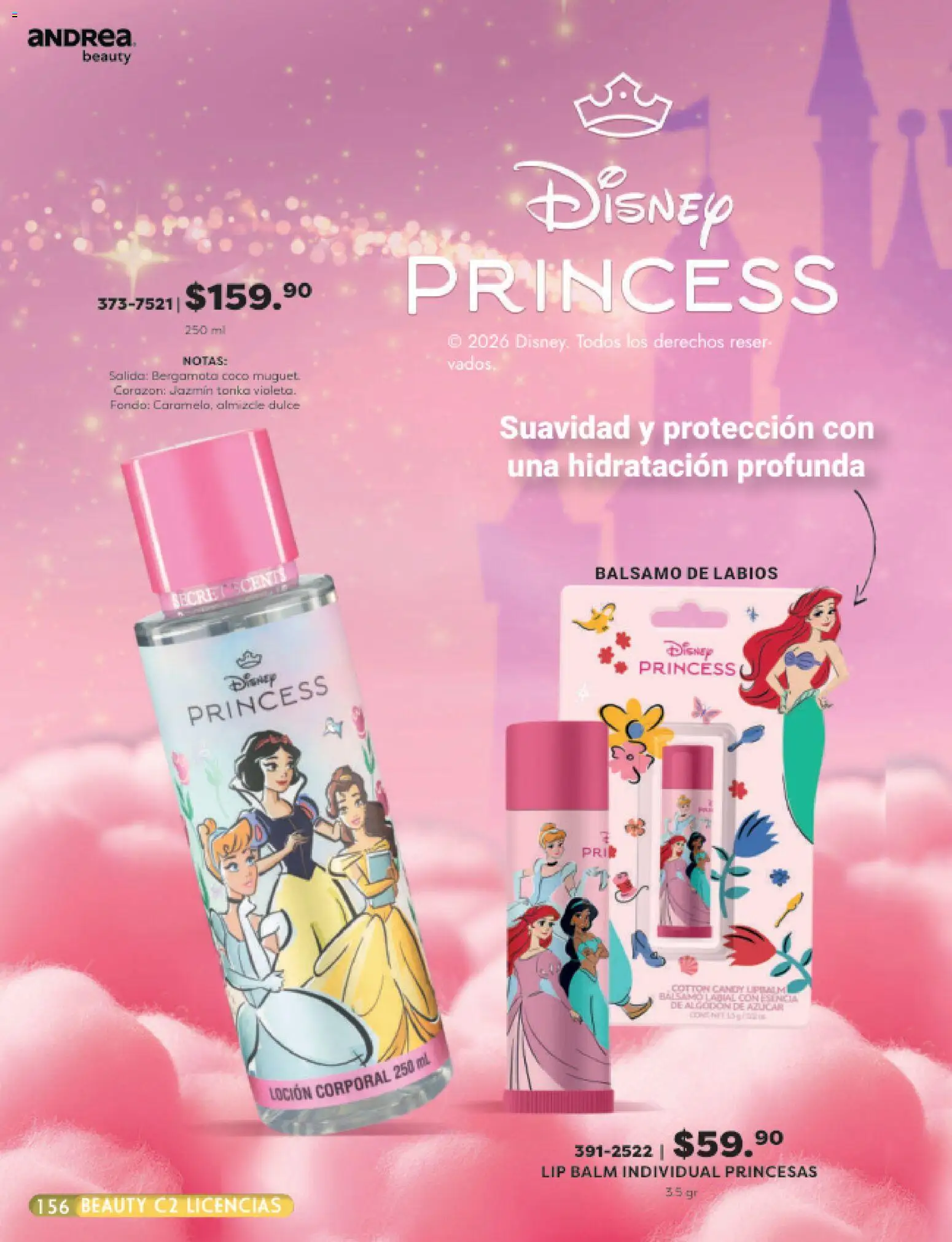 Nuevas ofertas de Andrea válidas en toda la República Mexicana desde el 24.05.2026. ¡Encuentra las mejores ofertas en Andrea catálogo Beauty! | Página: 156 | Productos: Azúcar, Loción, Bálsamo, Algodón