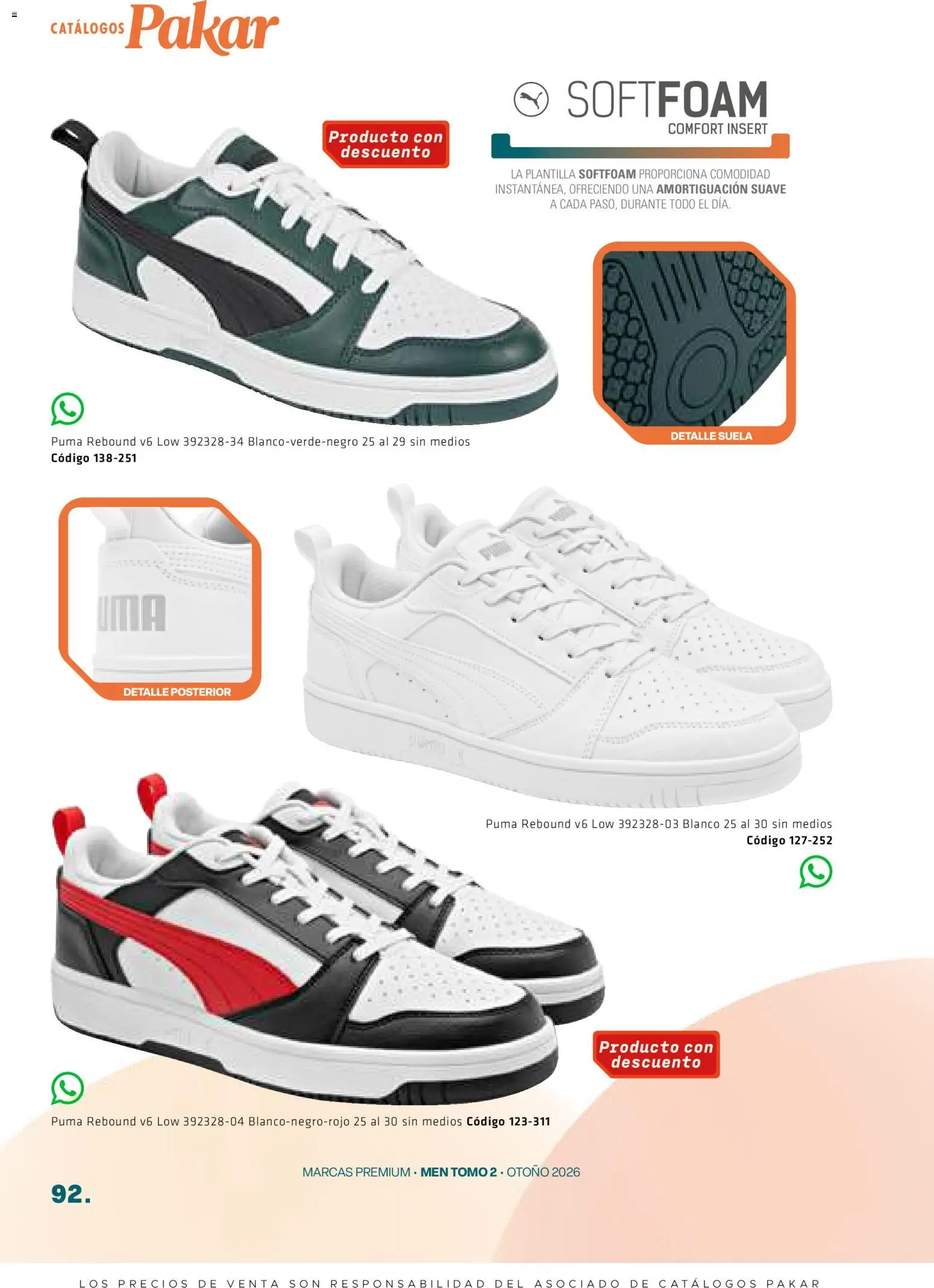 Nuevas ofertas de SC Pakar válidas en toda la República Mexicana desde el 28/08/2026. ¡Encuentra las mejores ofertas en SC Pakar catálogo Premium Men Tomo 2! | Página: 92