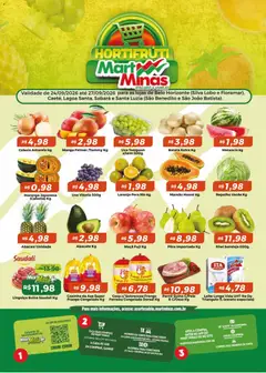Mart Minas ofertas Hortifruti II - Pré-Visualização do folheto da loja Mart Minas, válido de 24/09/2026