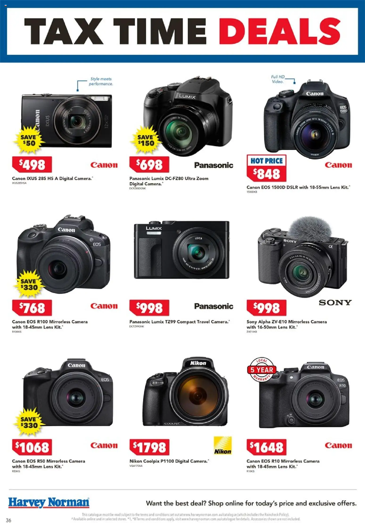 Harvey Norman catalogue - valid from 05.06.2026 | Page: 36 | Products: Accessories, Digital, Camera
