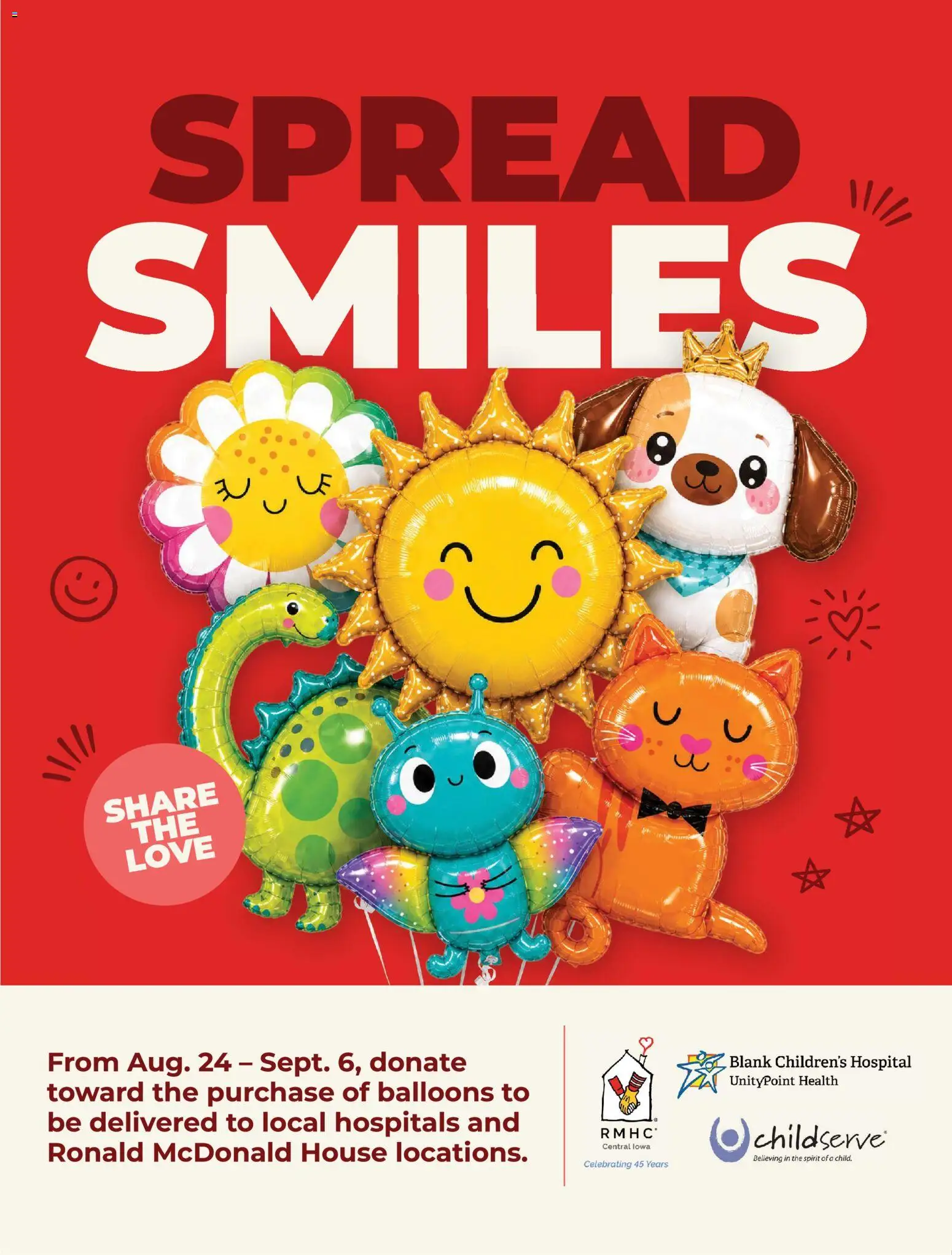 HyVee Spread Smiles Fundraiser - valid from 08/24/2026 | Page: 1 | Products: Spread