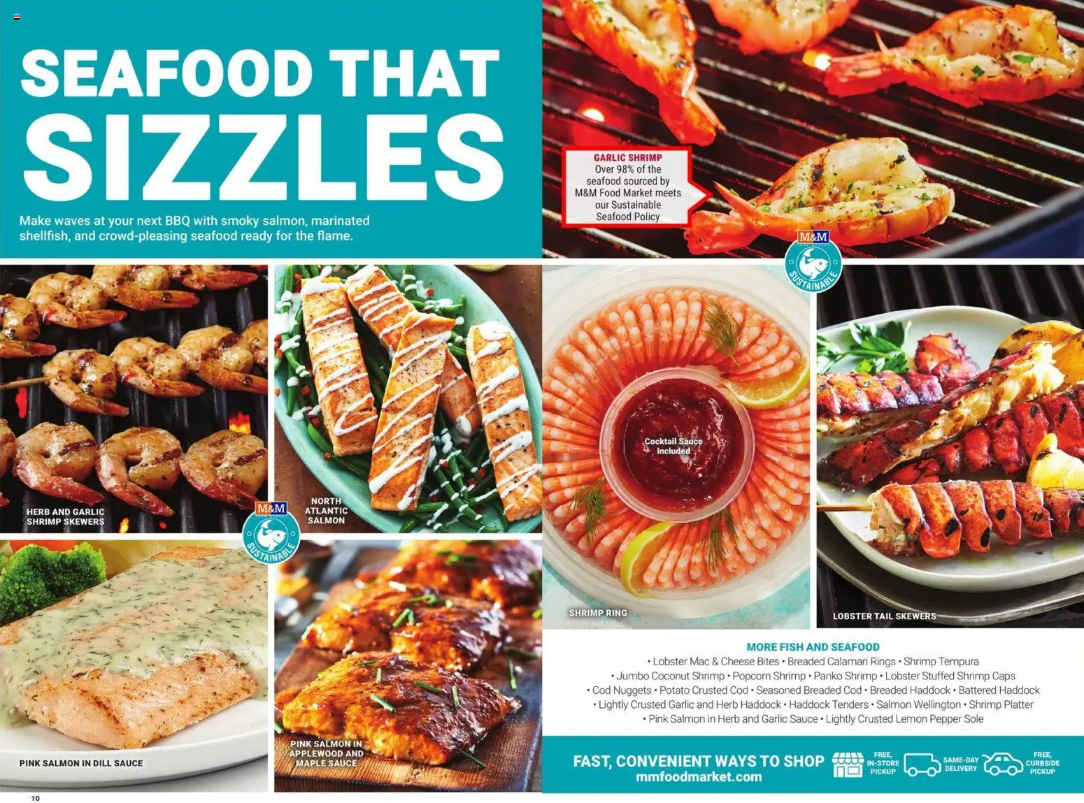 M&M Food Market flyer valid from 05.06.2026 | Page: 6 | Products: Fish, Cheese