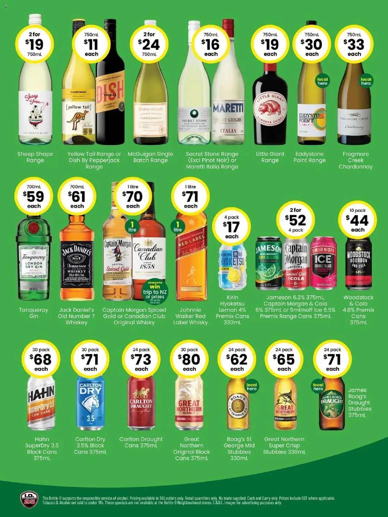 The Bottle-O catalogue - valid from 20/07/2026 | Page: 2 | Products: Gin, Whiskey, Lemon, Lime