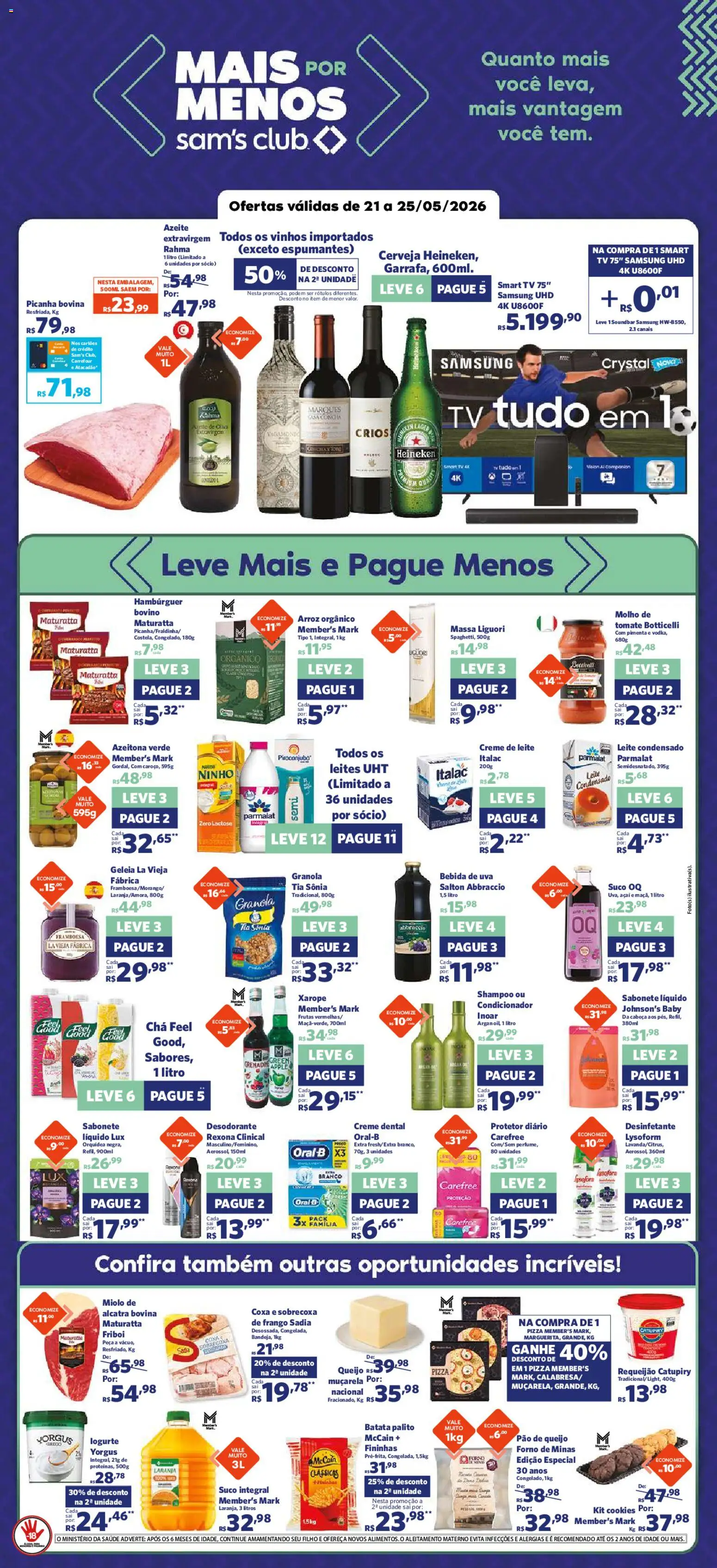 Sam's Club Folheto - válido de 21.05.2026 | Página: 1