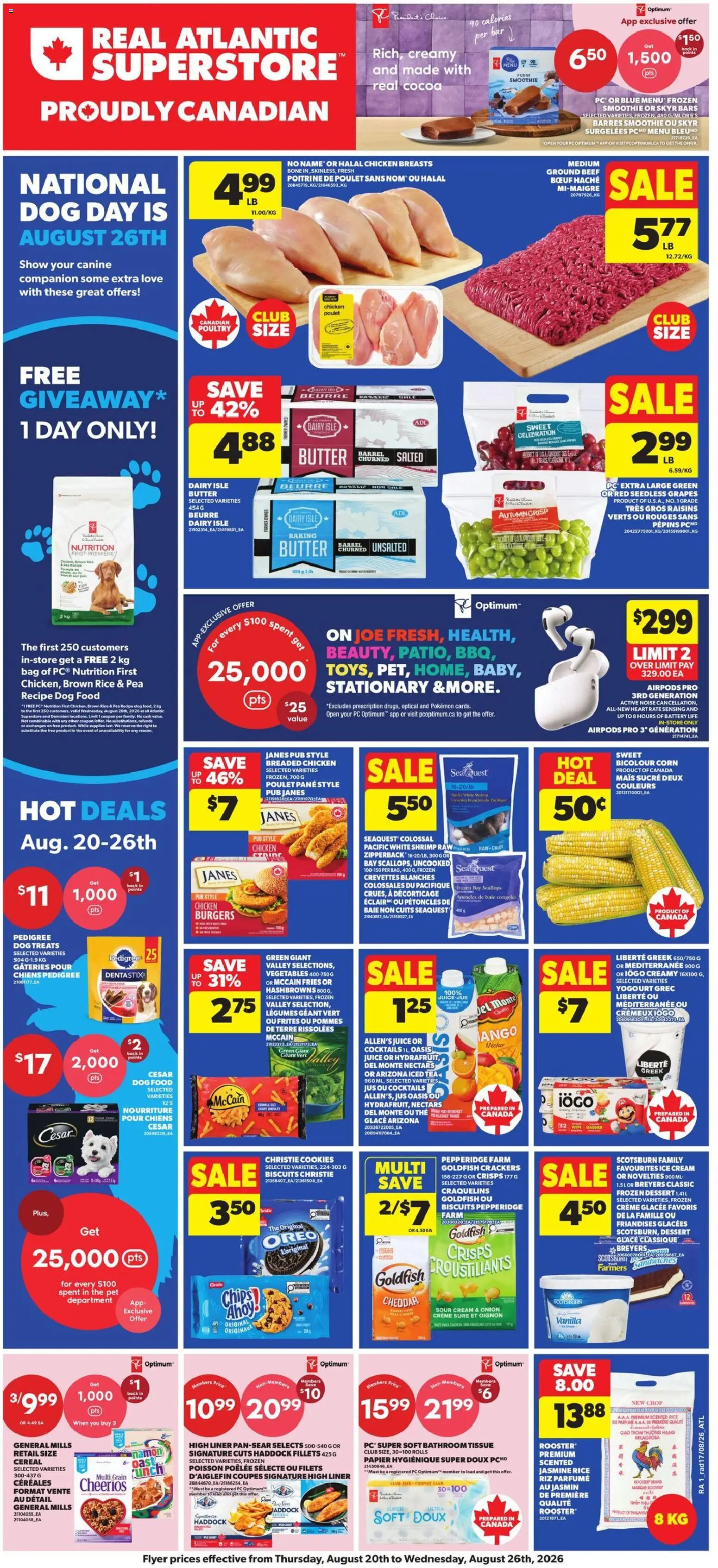 Atlantic Superstore flyer valid from Aug 20, 2026 | Page: 1
