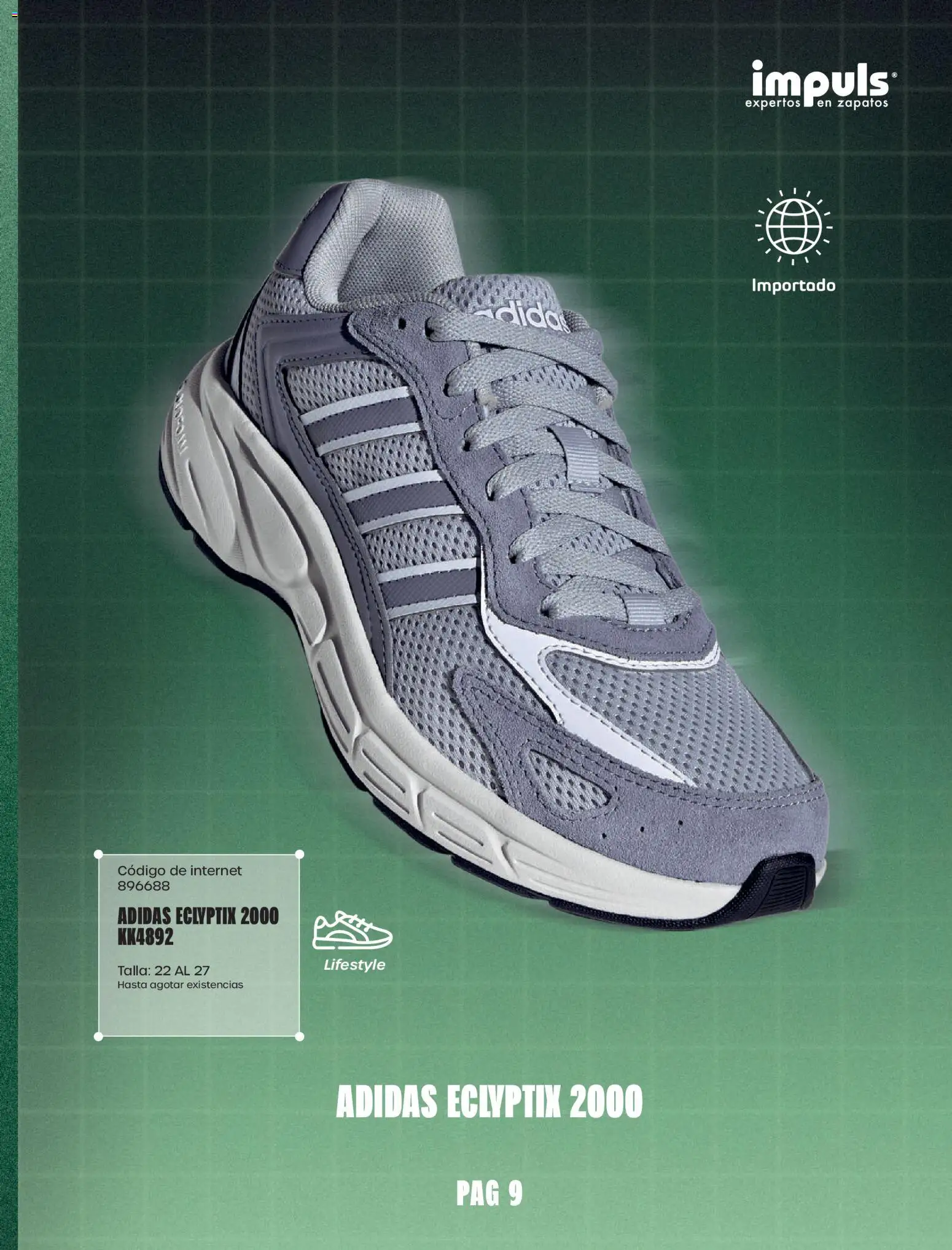 Nuevas ofertas de Impuls válidas en toda la República Mexicana desde el 01/09/2026. ¡Encuentra las mejores ofertas en Impuls catálogo Urban Sport! | Página: 11 | Productos: Zapatos