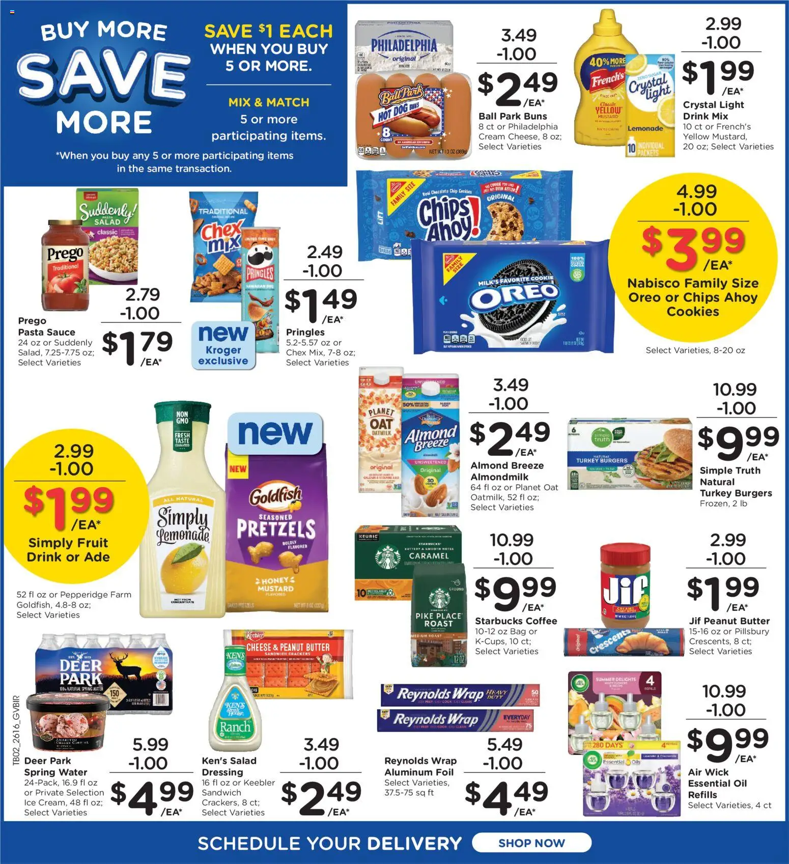 Kroger Ad - valid from 20.05.2026 | Page: 3 | Products: Chocolate, Pasta, Water, Sugar