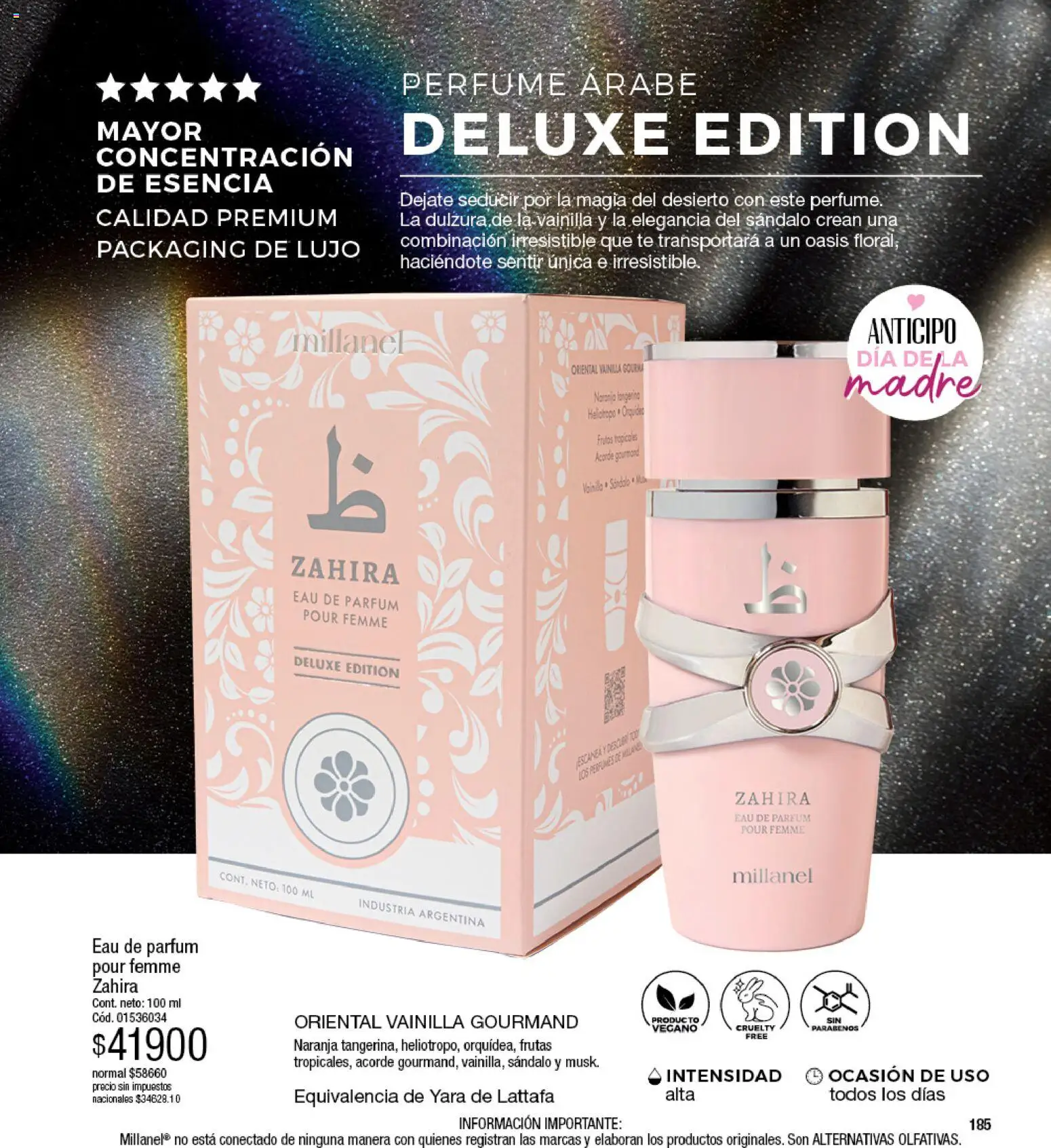 Millanel - Catálogo │ válido desde el 17/08/2026 | Página: 185 | Productos: Vainilla, Perfumes, Perfume, Té