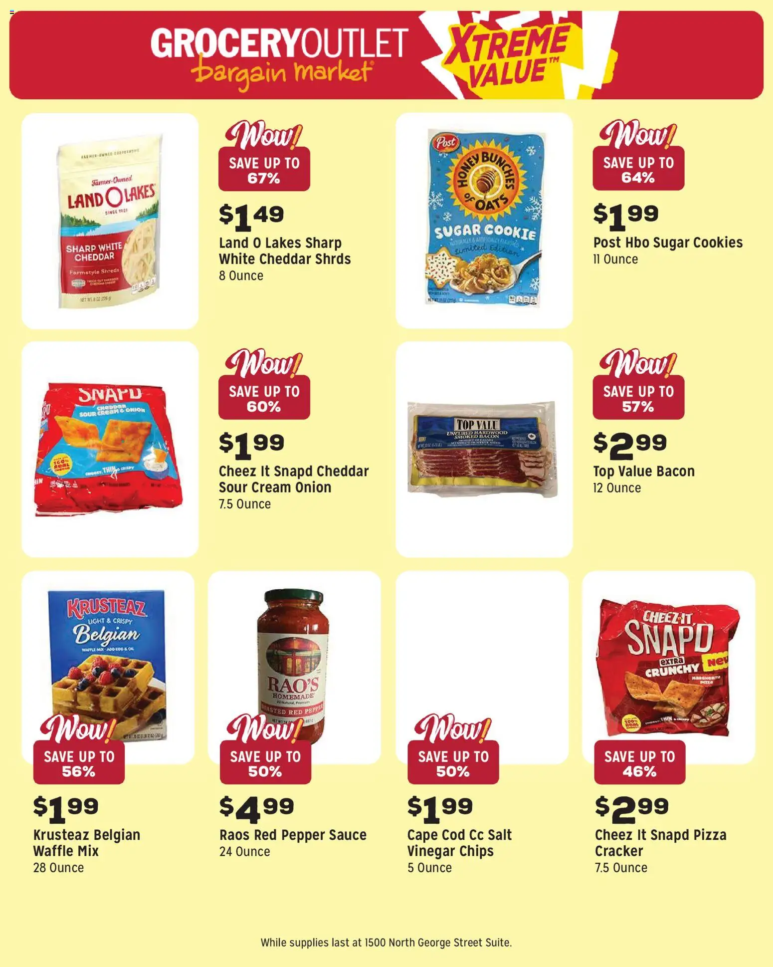 Grocery Outlet Weekly Ad - PA - valid from 20.05.2026 | Page: 10 | Products: Pizza, Sour cream, Cookies, Sugar