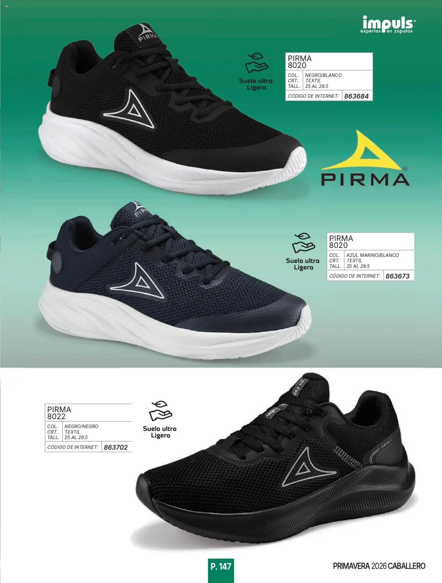 Nuevas ofertas de Impuls válidas en toda la República Mexicana desde el 01.01.2026. ¡Encuentra las mejores ofertas en Impuls catálogo Caballero! | Página: 149 | Productos: Zapatos