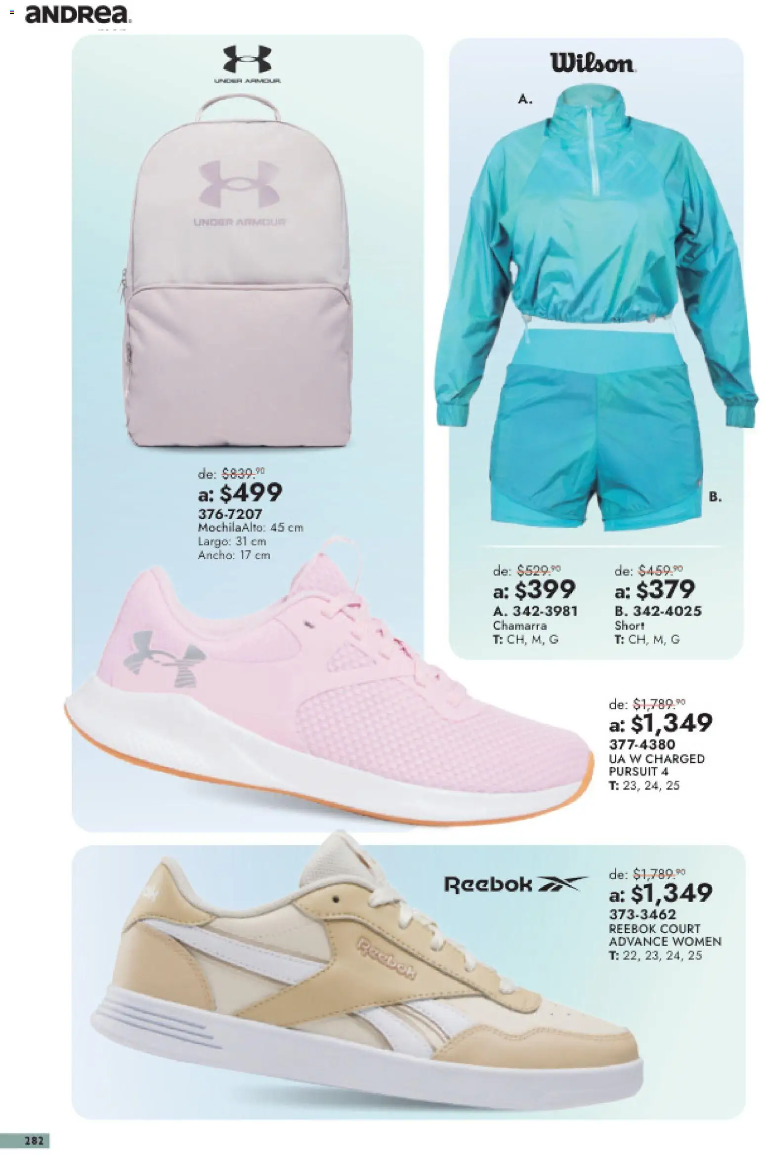Nuevas ofertas de Andrea válidas en toda la República Mexicana desde el 26/07/2026. ¡Encuentra las mejores ofertas en Andrea catálogo Outlet! | Página: 282