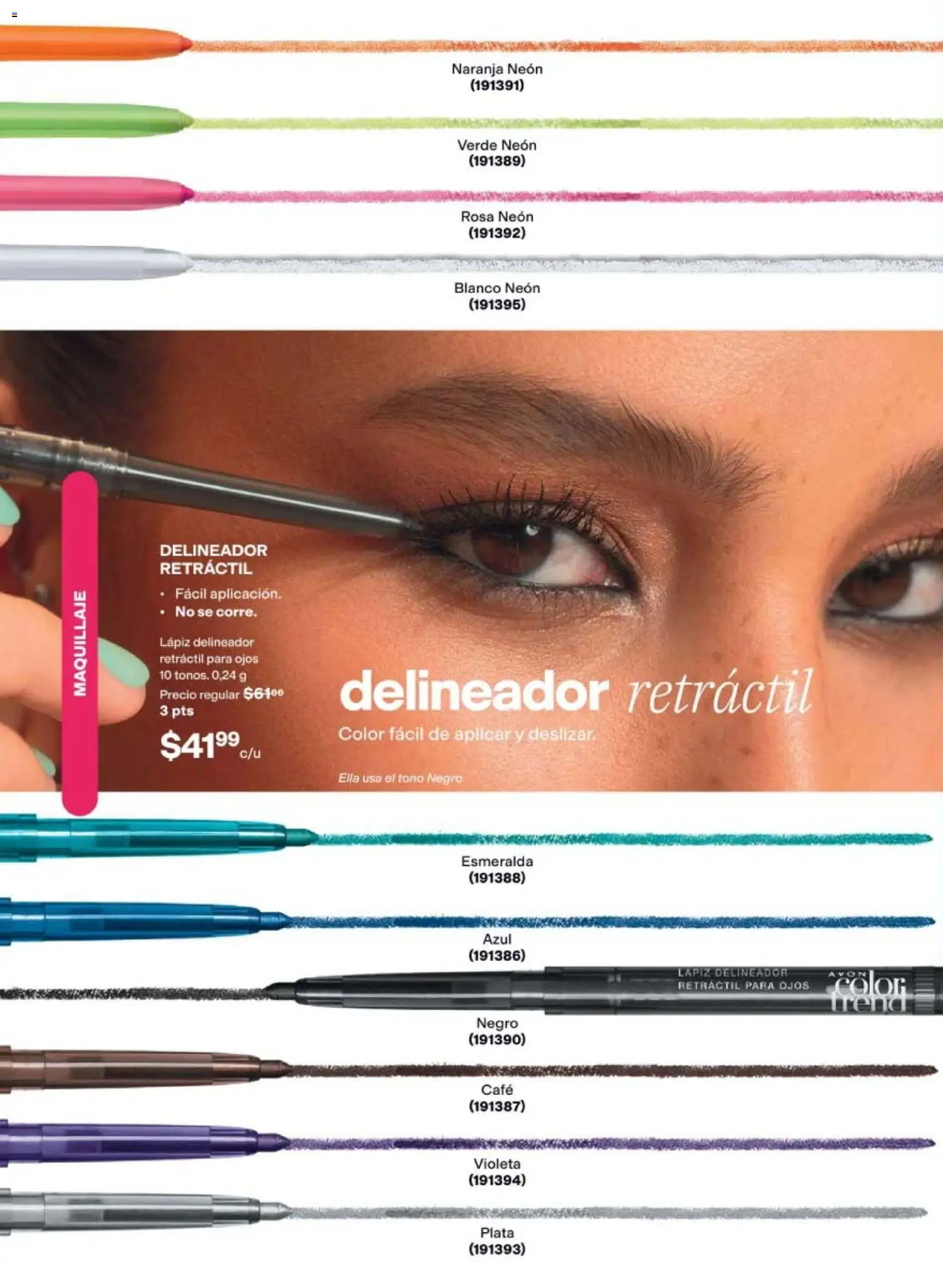 Nuevas ofertas de AVON válidas en toda la República Mexicana desde el 21/08/2026. ¡Encuentra las mejores ofertas en AVON campaña 13 2026! | Página: 54 | Productos: Café, Maquillaje, Delineador