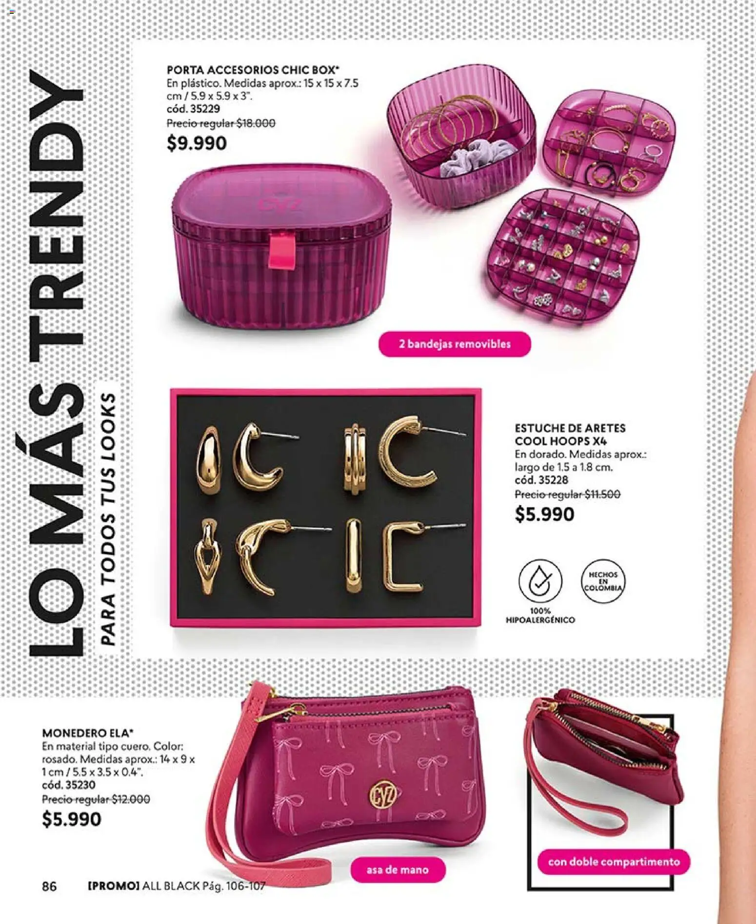 Catálogo CyZone Campaña 6 │ válido desde el 31.03.2026 | Página: 86 | Productos: Monedero, Estuche