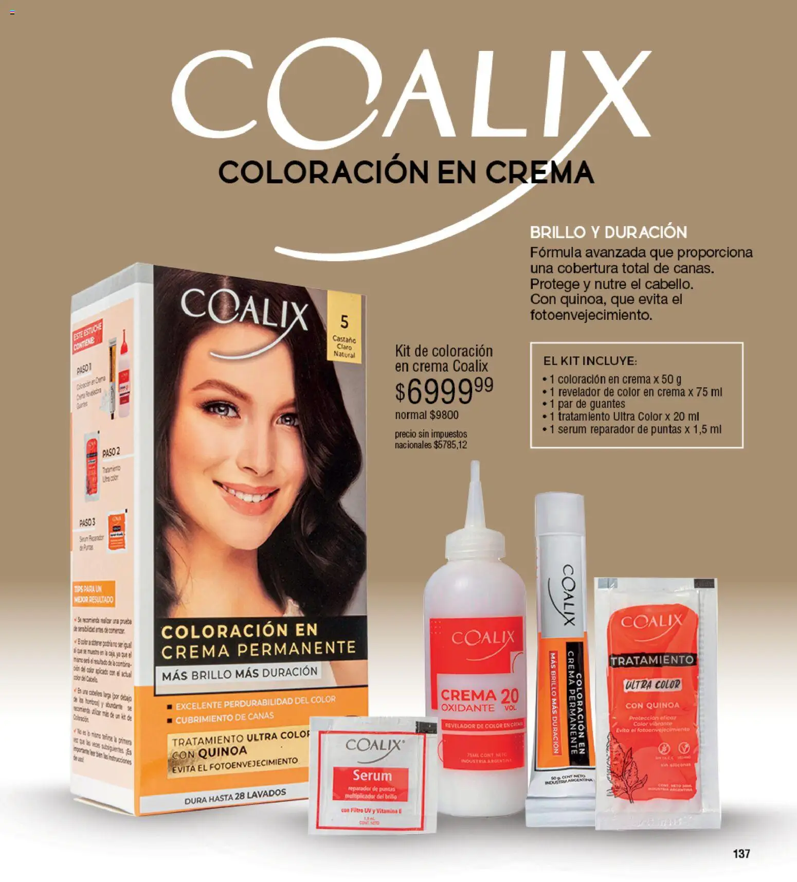 Millanel - Catálogo │ válido desde el 30/03/2026 | Página: 137 | Productos: Cama, Brillo, Guantes, Crema