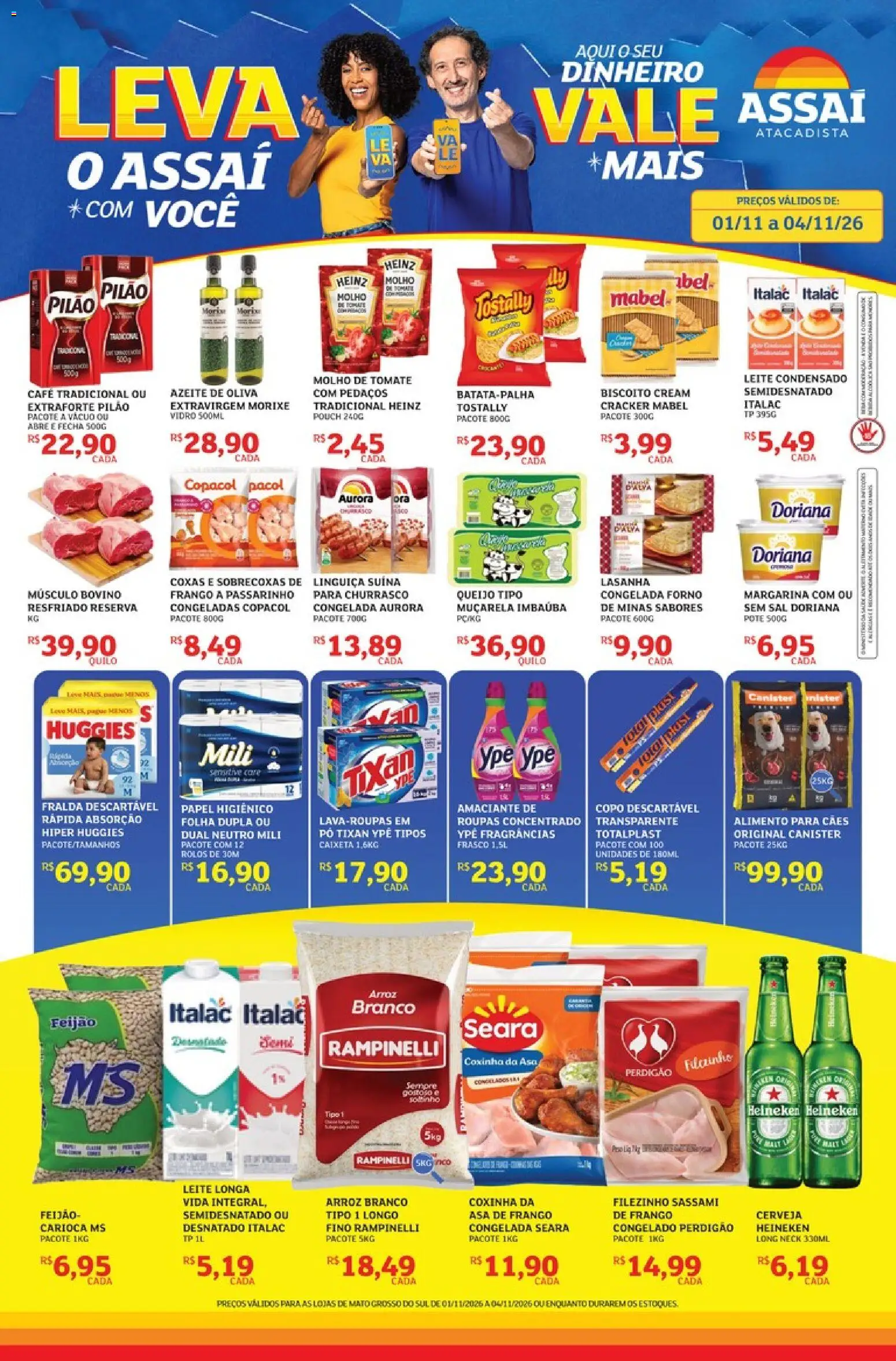 Assaí Atacadista Folheto - válido de 31/10/2026 | Página: 1