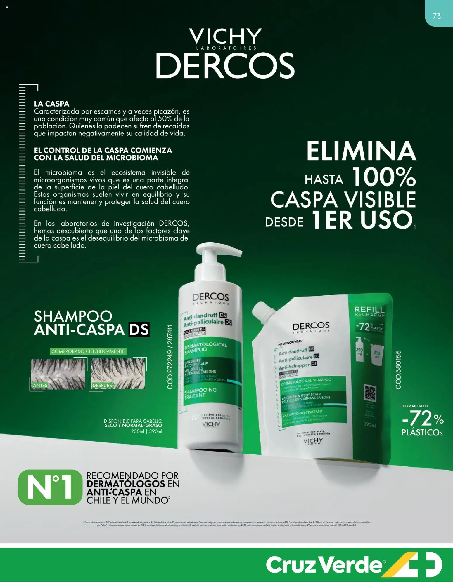Cruz Verde - Dermocosmética │ válido desde el 31.08.2026 | Página: 73 | Productos: Sobre, Shampoo