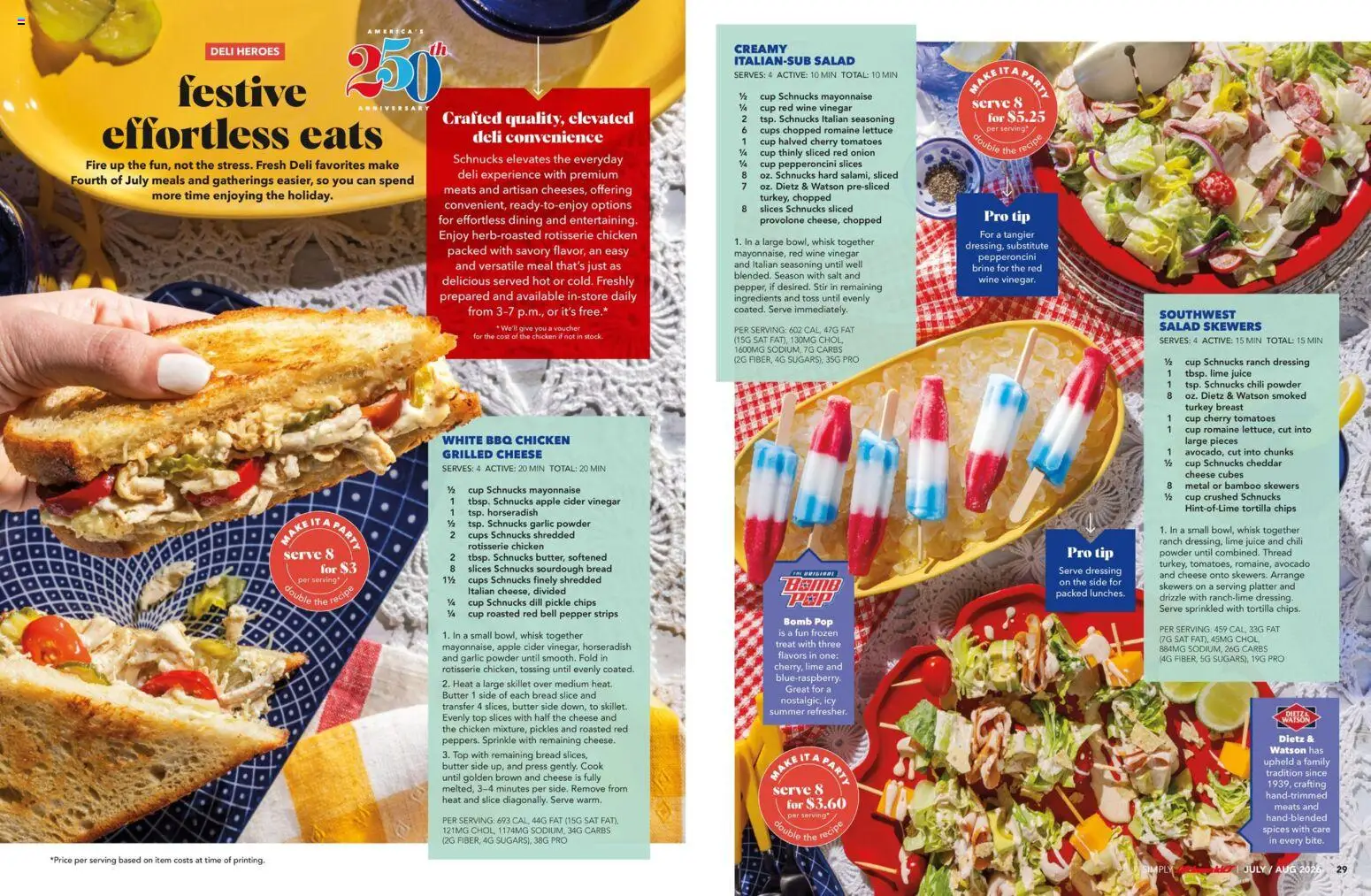 Schnucks Monthly Ad - valid from 07/01/2026 | Page: 16 | Products: Lettuce, Powder, Butter, Chips