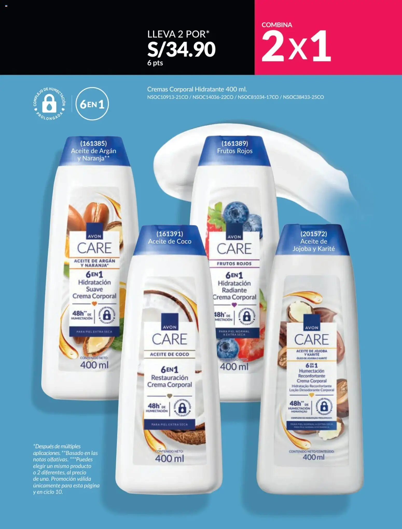 Catálogo Avon válido desde 17.06.2026 | Página: 140 | Productos: Desodorante, Aceite, Crema