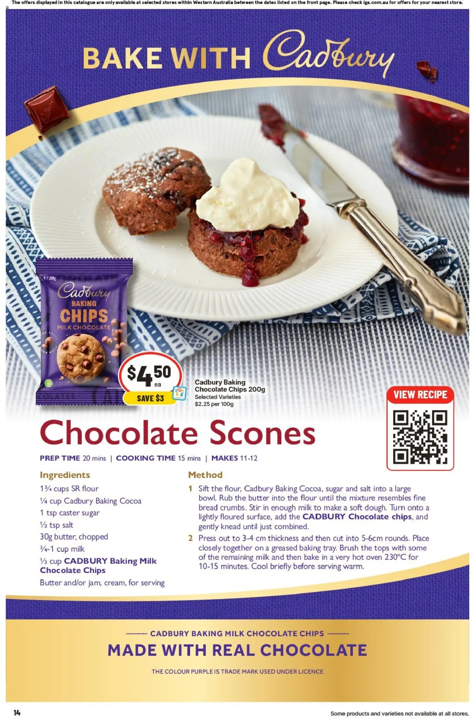 IGA catalogue - valid from 06.05.2026 | Page: 15 | Products: Bread, Chocolate, Chips, Salt