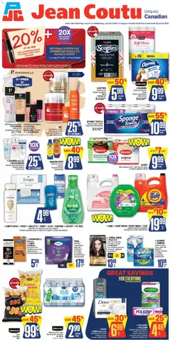Preview of Jean Coutu weekly flyer from shop Jean Coutu valid from Jul 23, 2026