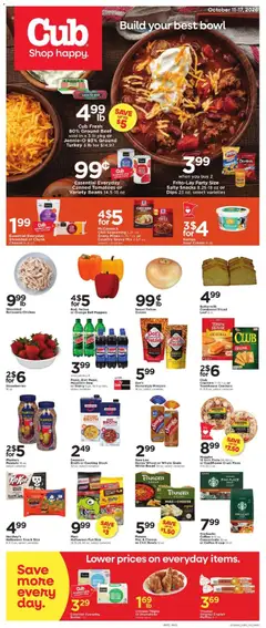 Preview of Cub Foods weekly ads valid from 10/11/2026