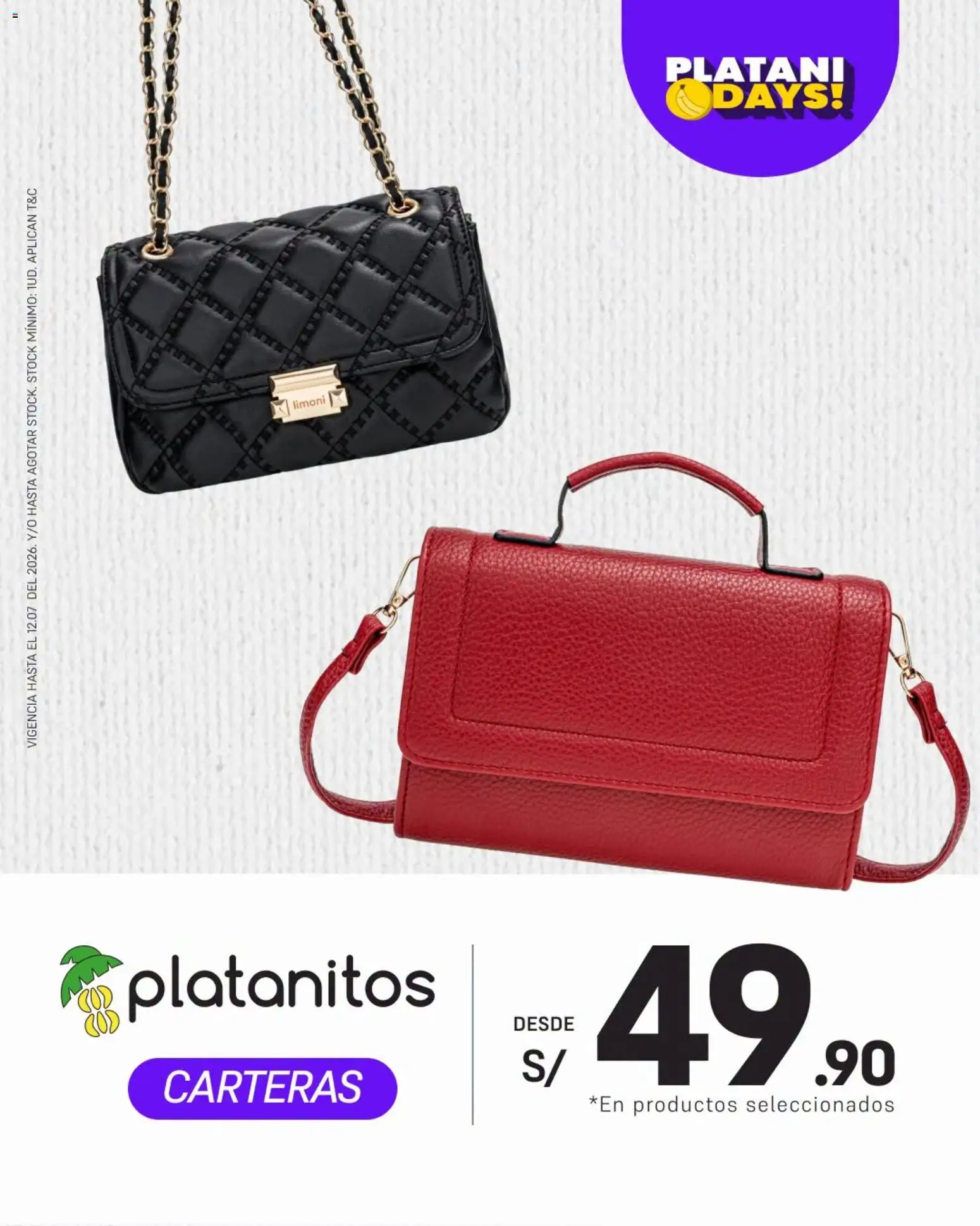 Catálogo Platanitos válido desde 06/07/2026 | Página: 1