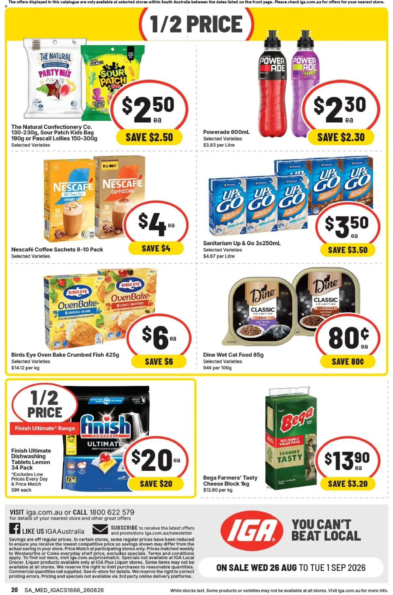 IGA catalogue - valid from 26/08/2026 | Page: 16 | Products: Toilet, Cleaner, Milk, Aloe vera
