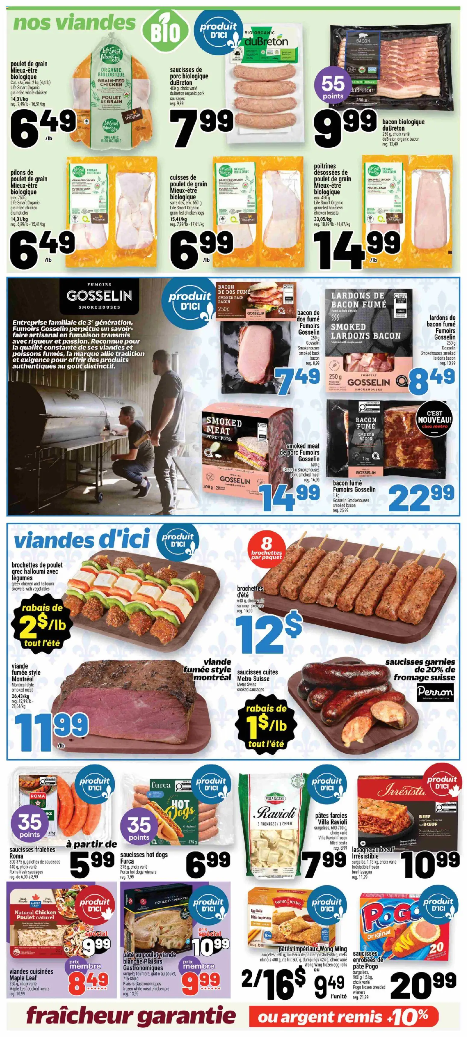 Metro flyer valid from Sep 17, 2026 | Page: 12 | Products: Pasta, Chicken breasts, Pâté, Whole chicken